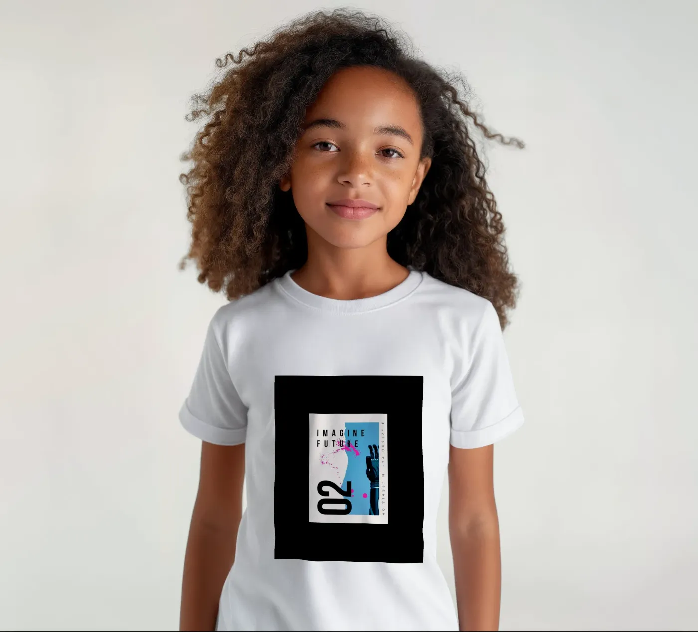 IMAGINE FUTURE t-shirt bambini da SMRT STUDIO