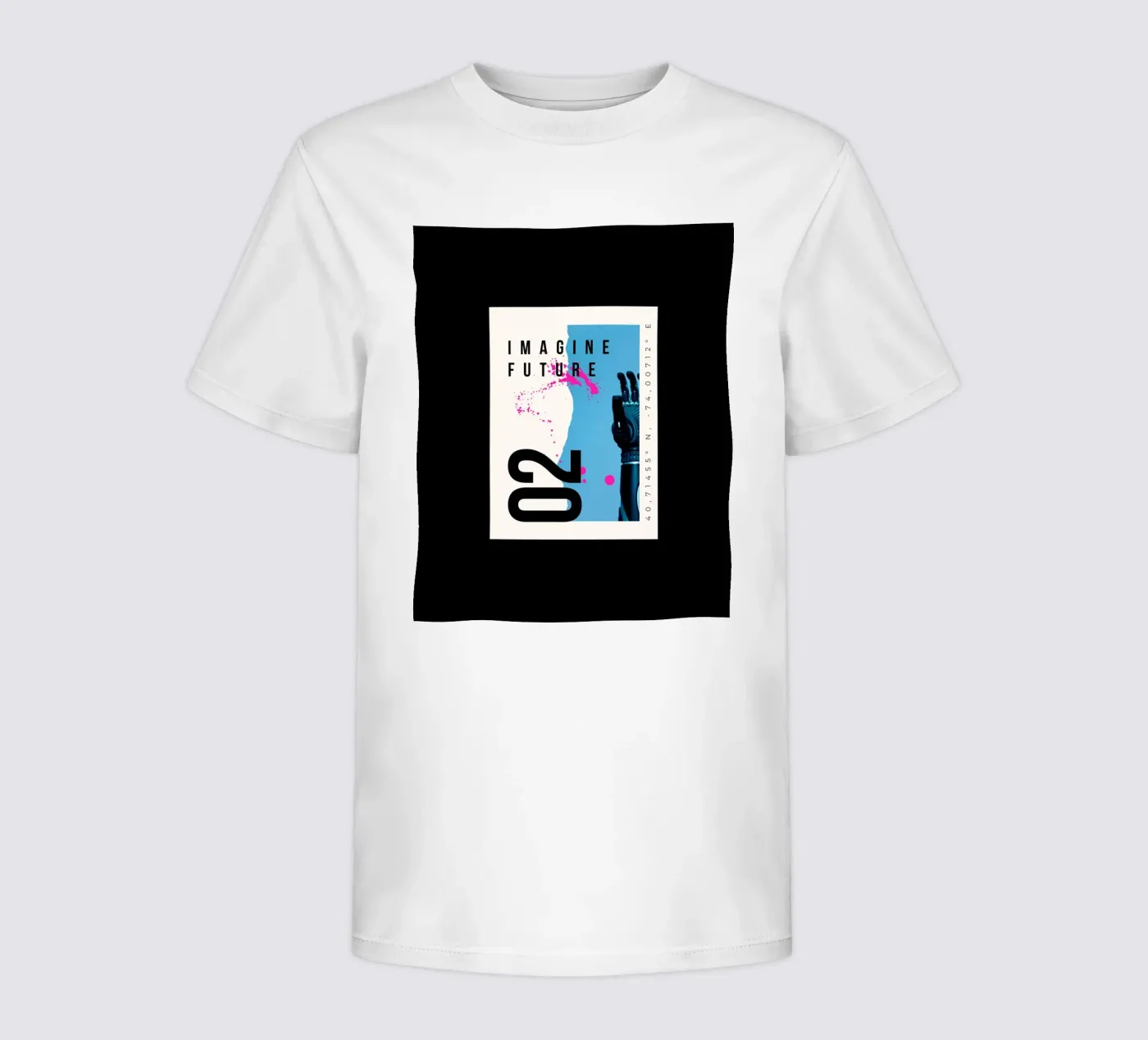 IMAGINE FUTURE t-shirt bambini da SMRT STUDIO