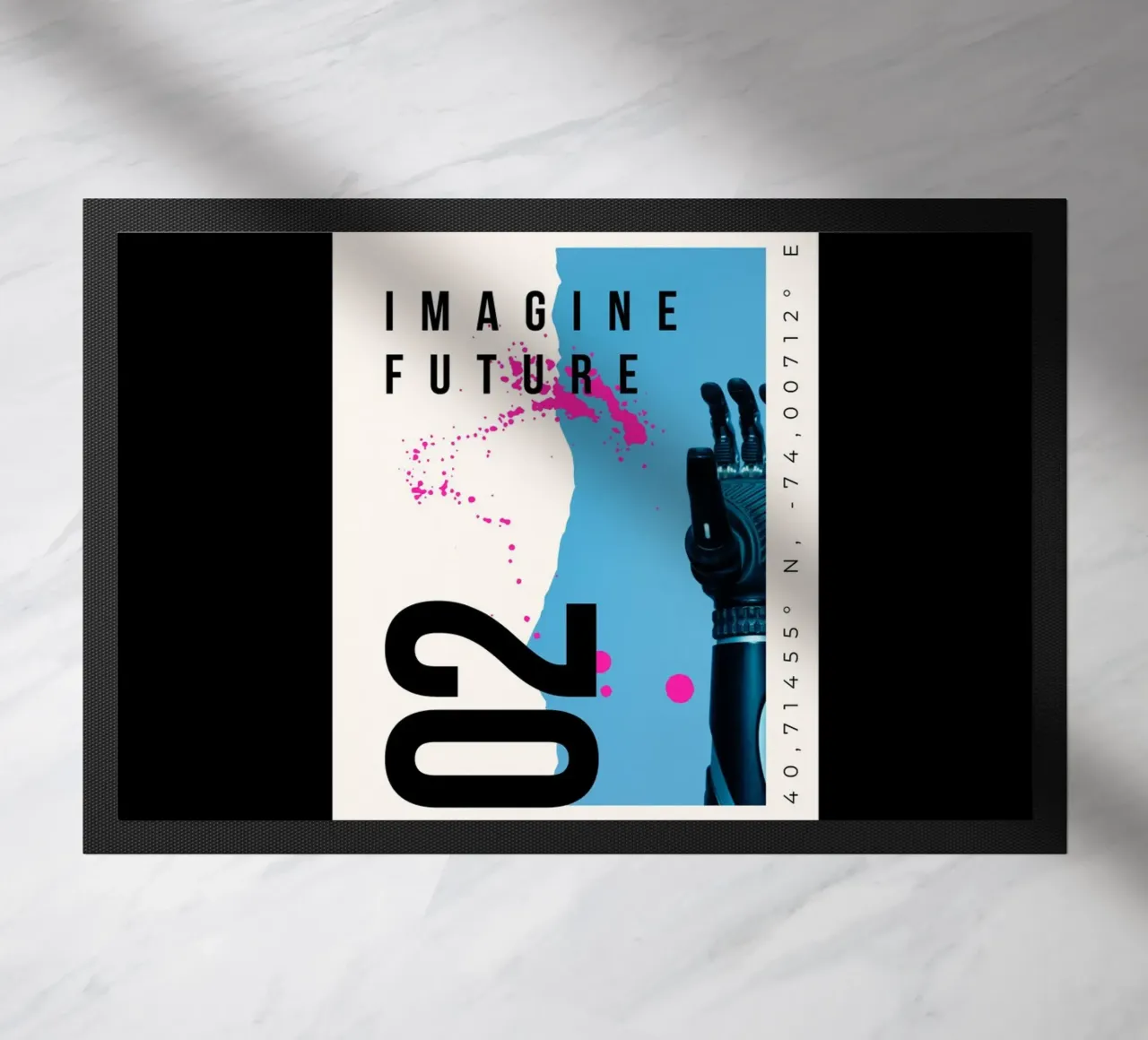 IMAGINE FUTURE doormat by Einfach Uebel