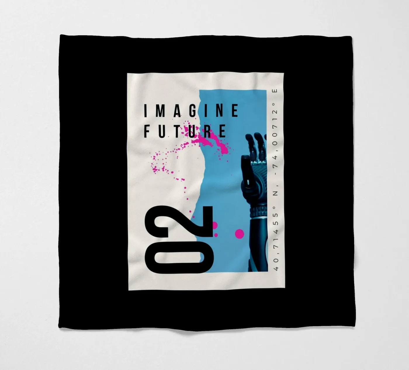 IMAGINE FUTURE Fleecedecke von SMRT STUDIO