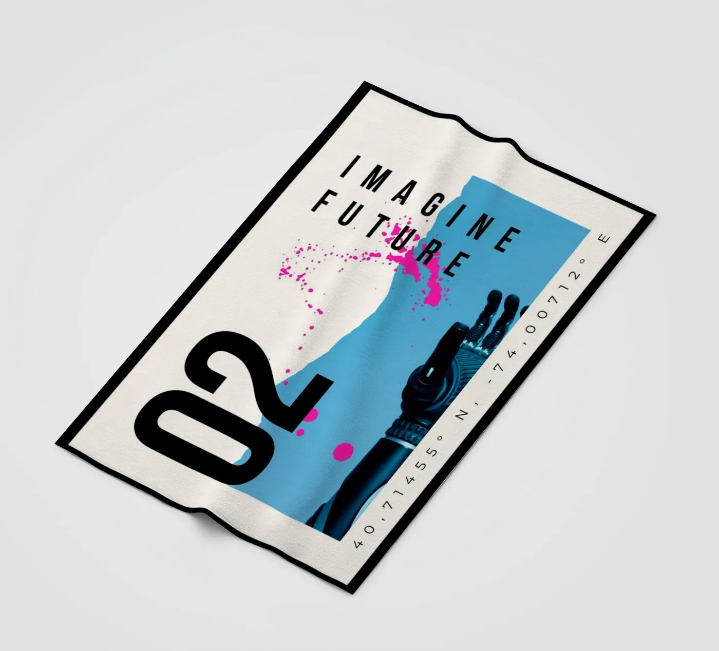 IMAGINE FUTURE Fleecedecke von SMRT STUDIO