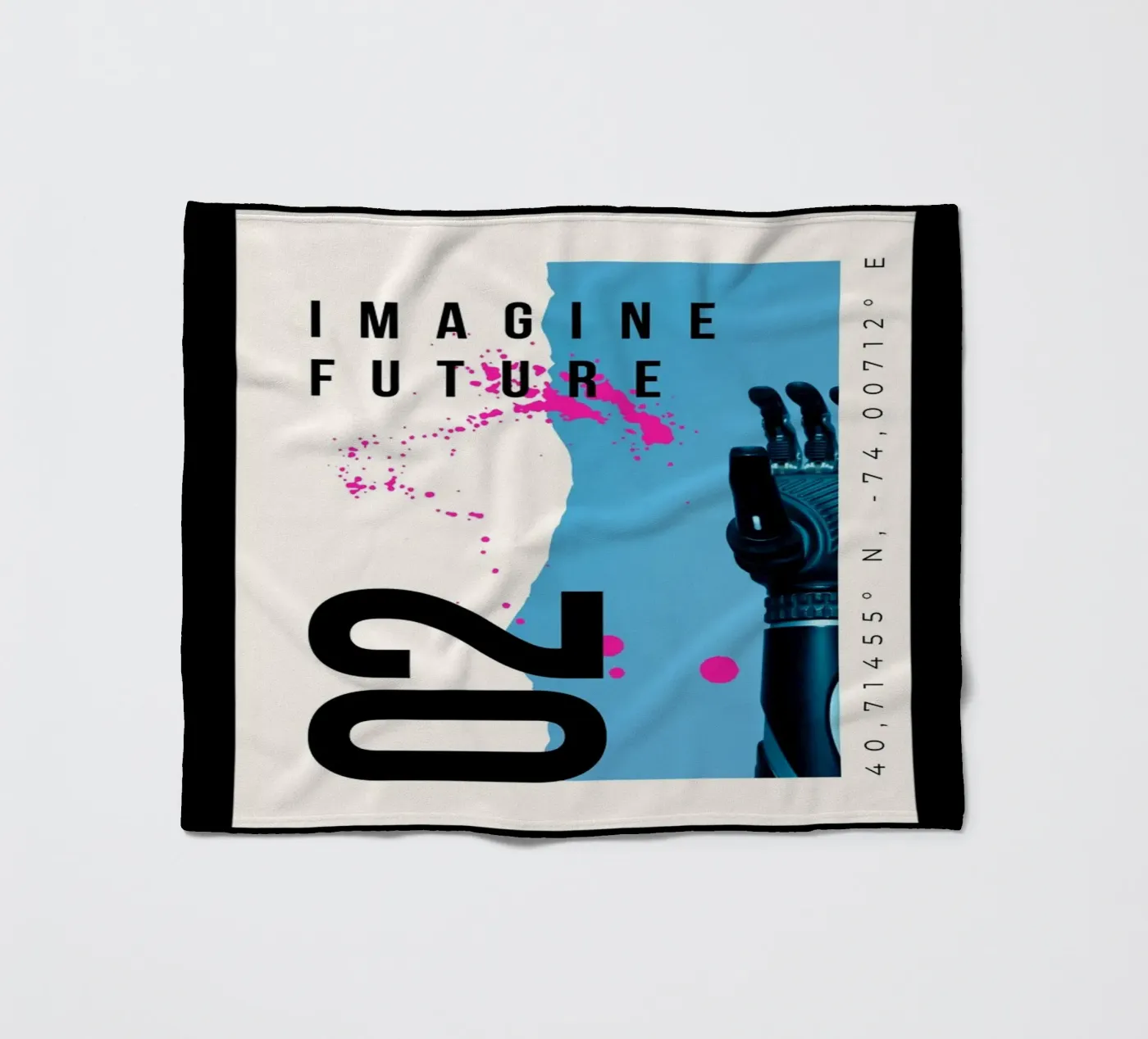 IMAGINE FUTURE Fleecedecke von SMRT STUDIO