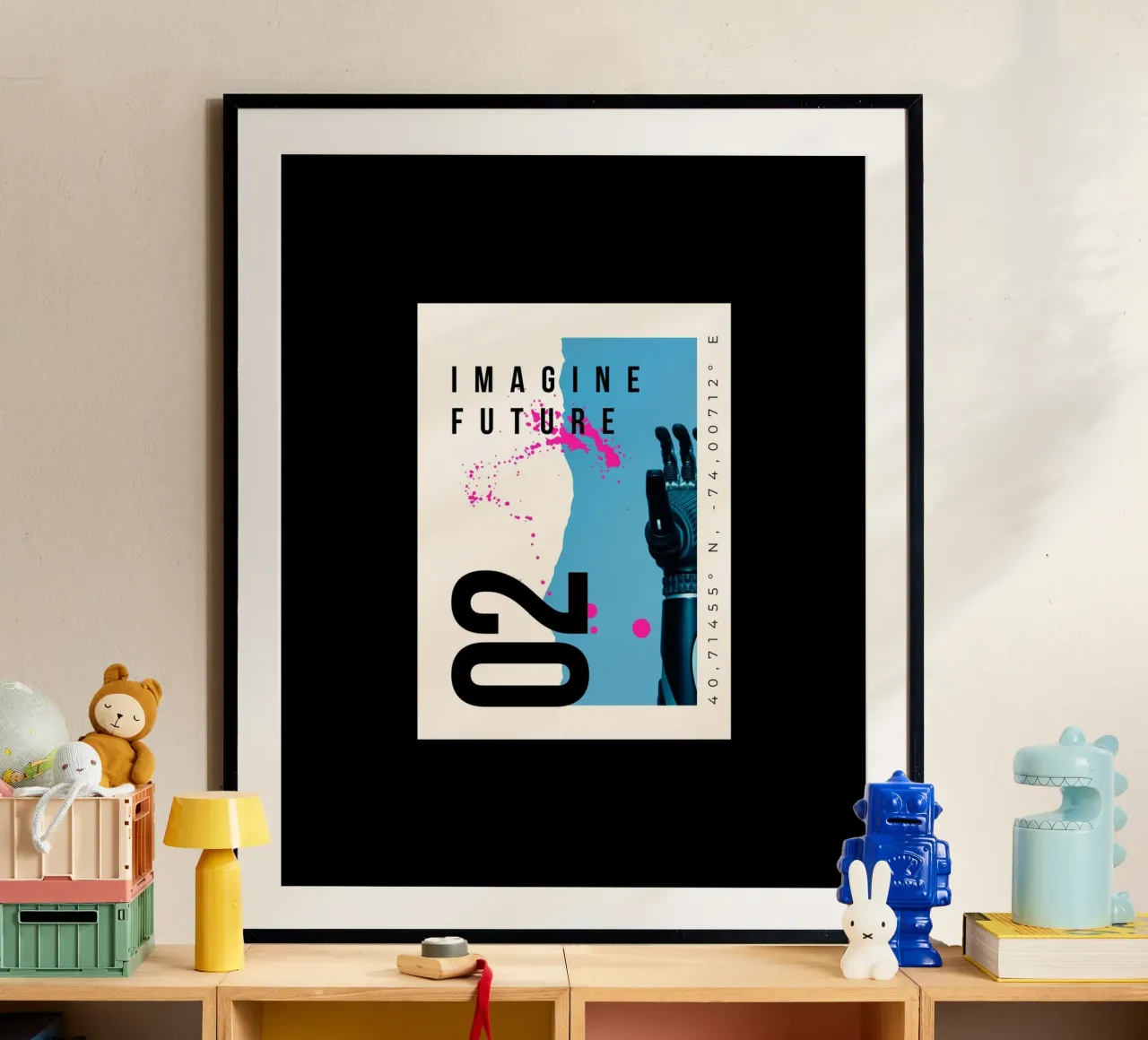 IMAGINE FUTURE poster by Einfach Uebel
