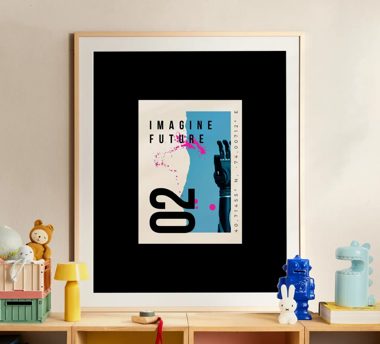 IMAGINE FUTURE poster by Einfach Uebel