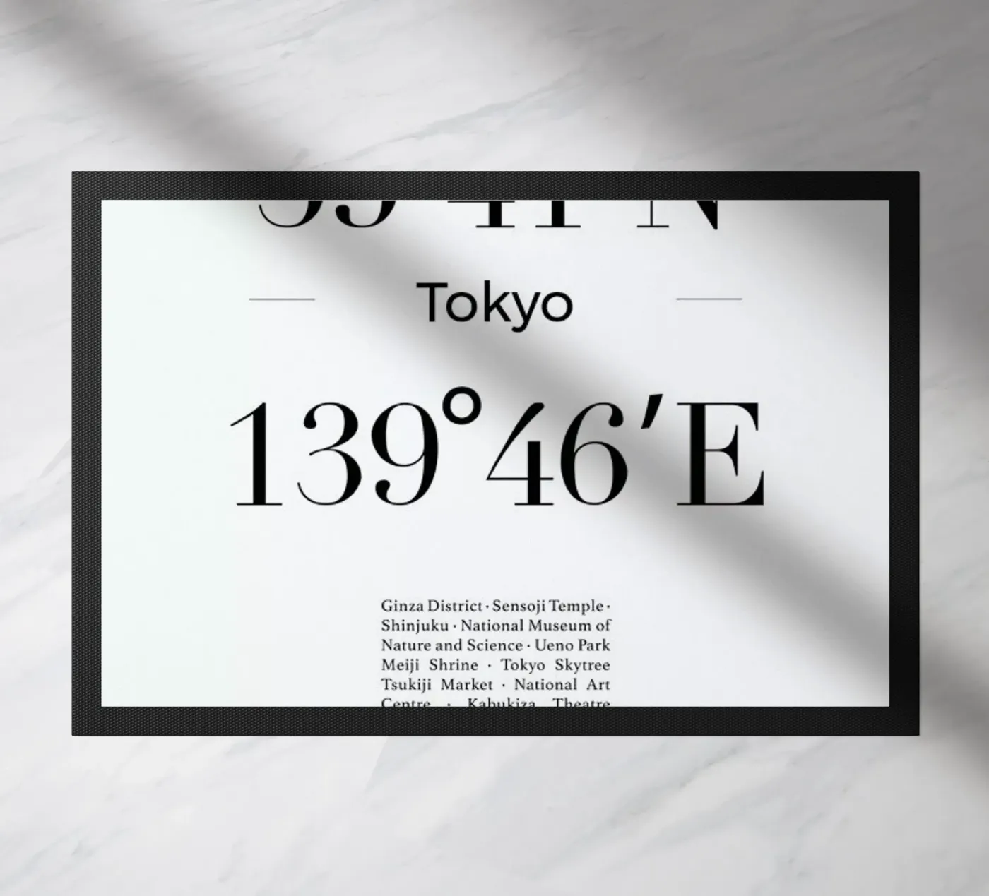 Tokyo doormat by Studio One