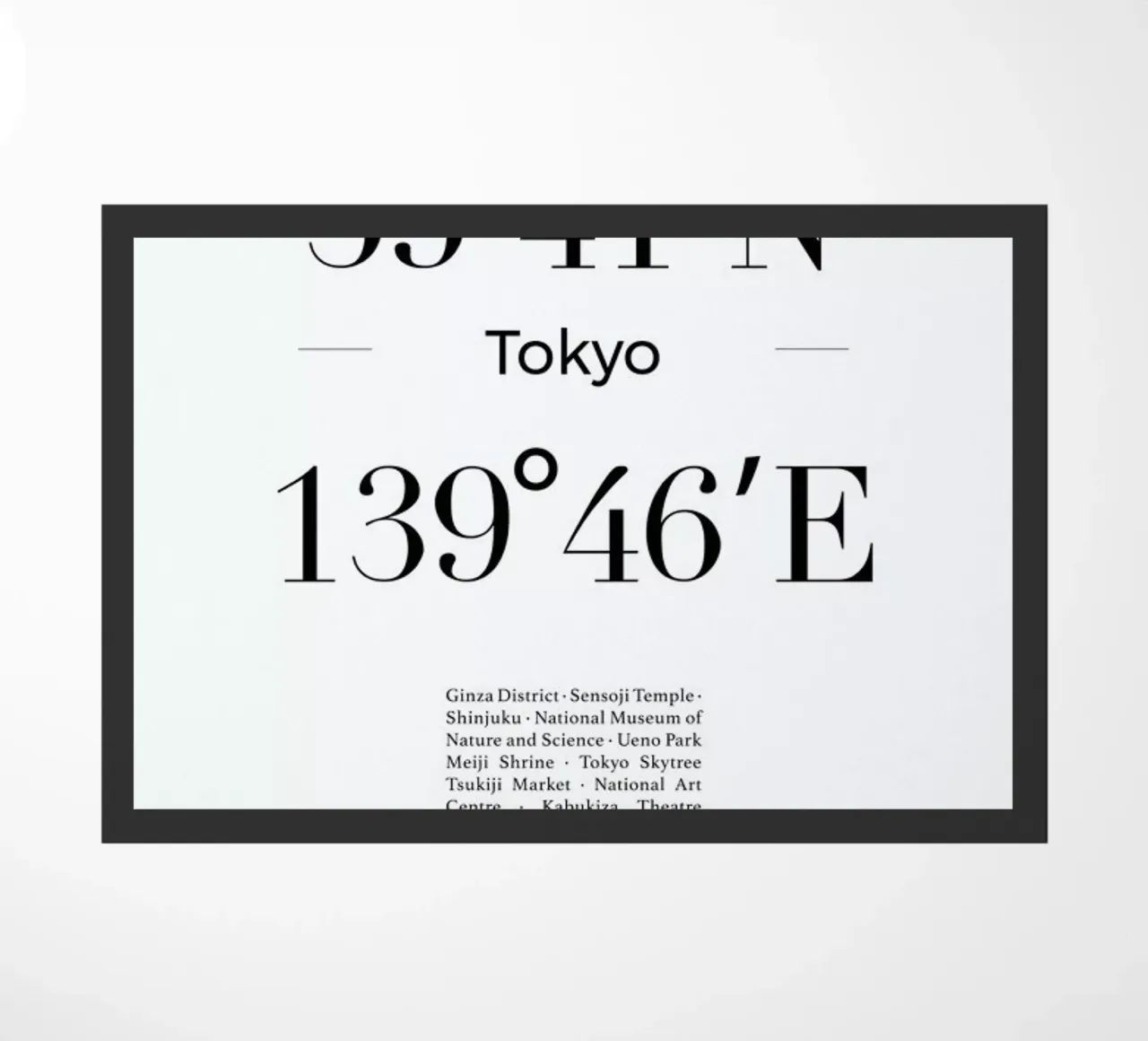 Tokyo doormat by Studio One
