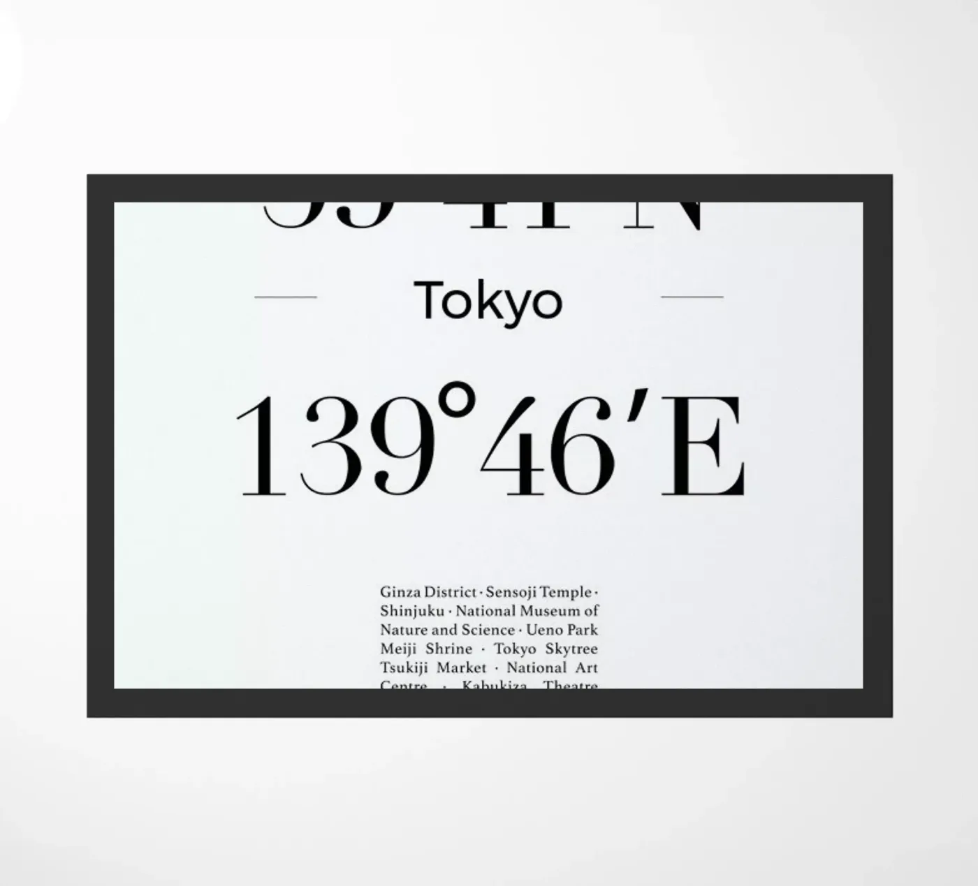 Tokyo doormat by Studio One