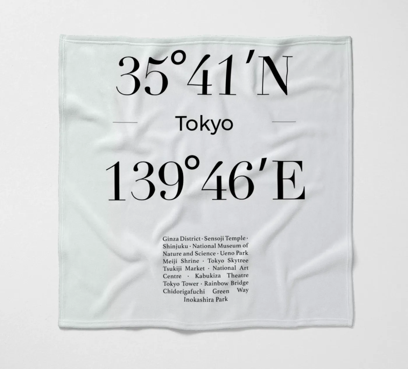 Tokyo Fleecedecke von Studio One