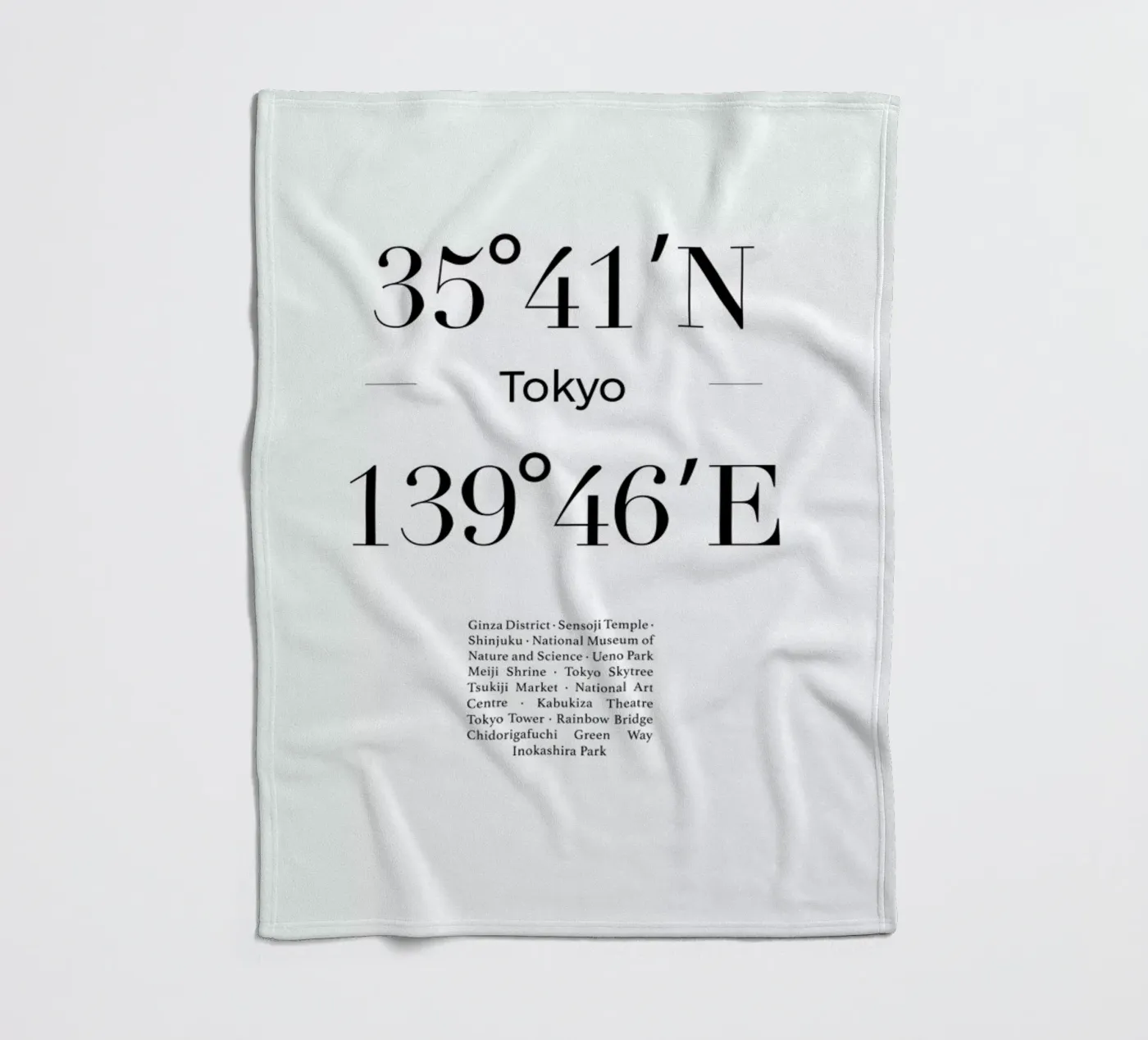 Tokyo Fleecedecke von Studio One