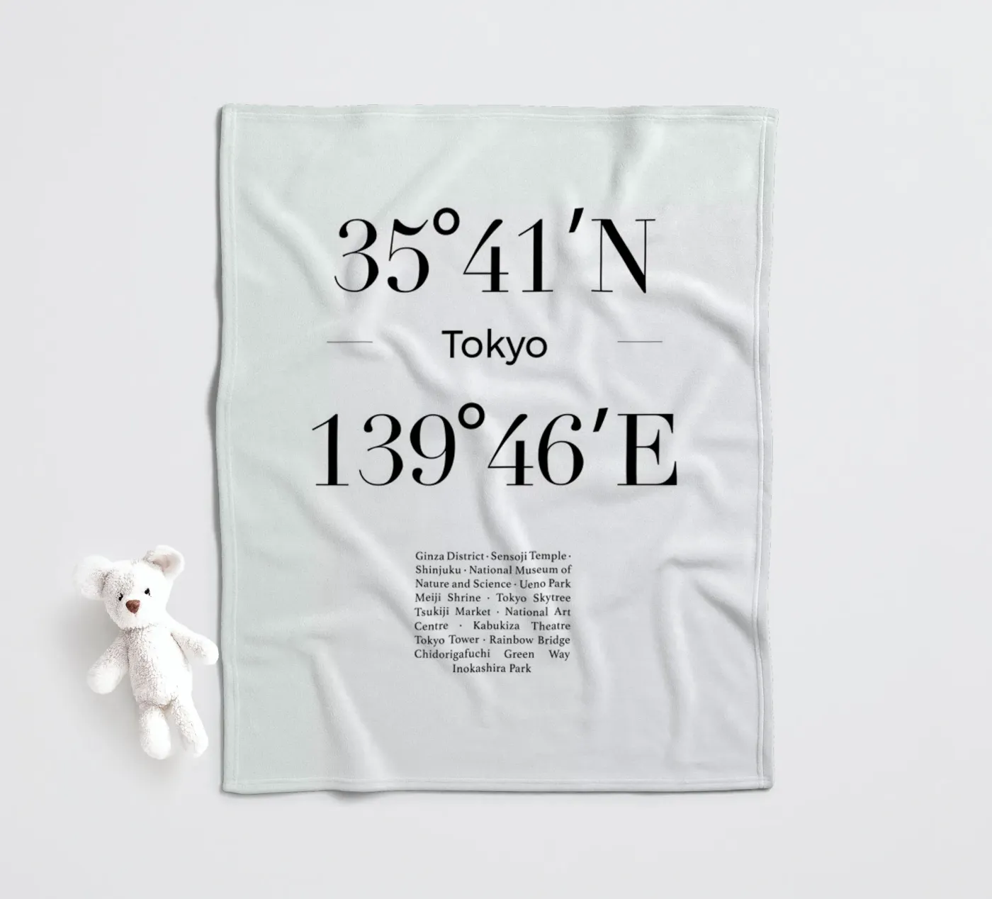 Tokyo Fleecedecke von Studio One