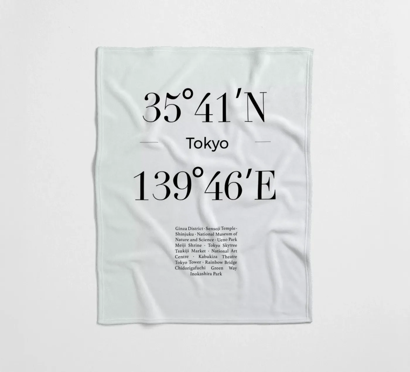Tokyo Fleecedecke von Studio One