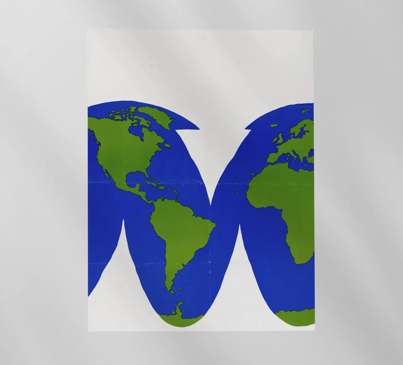 world map backlit folie van ramosashop