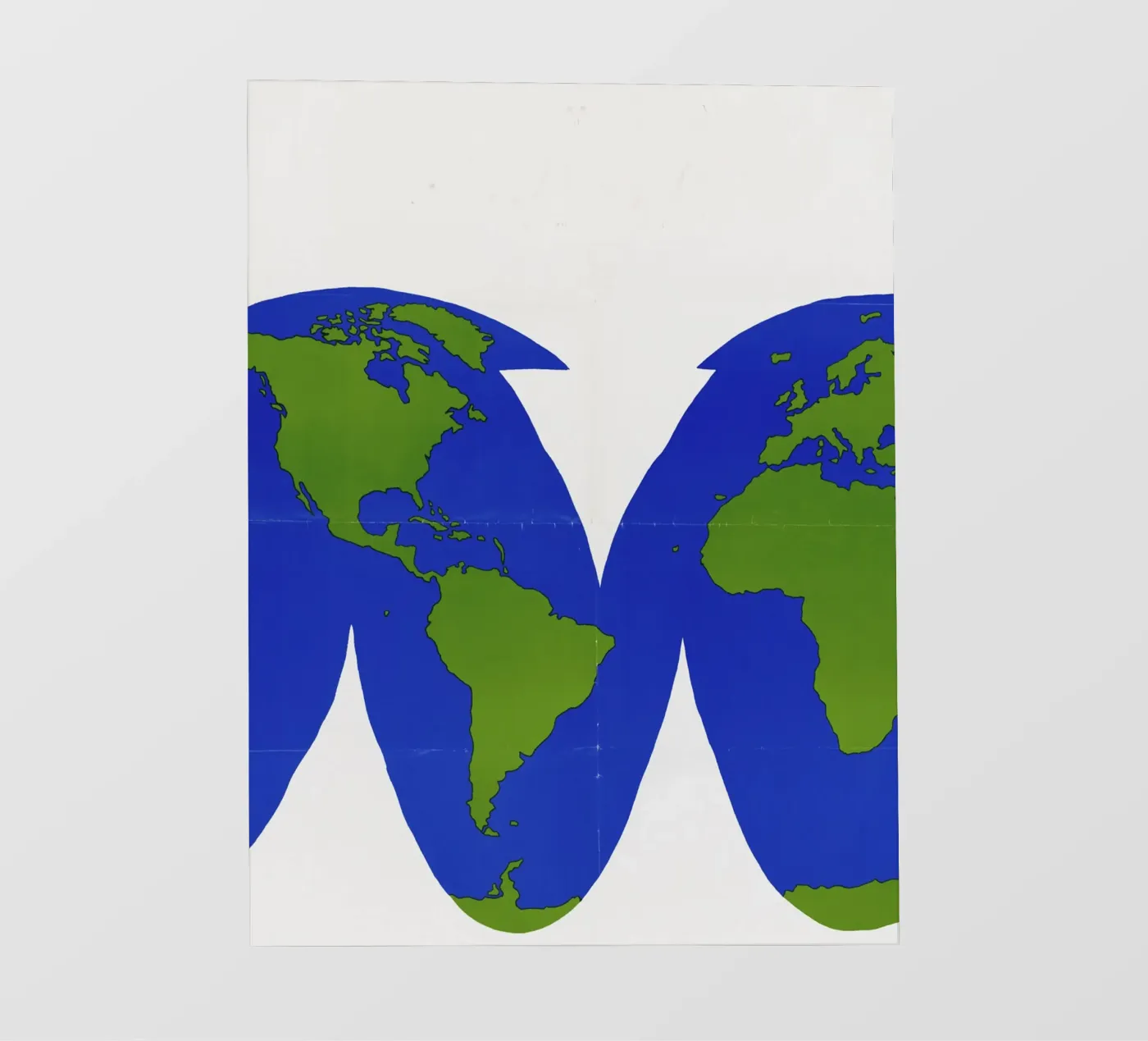 world map backlit folie van ramosashop