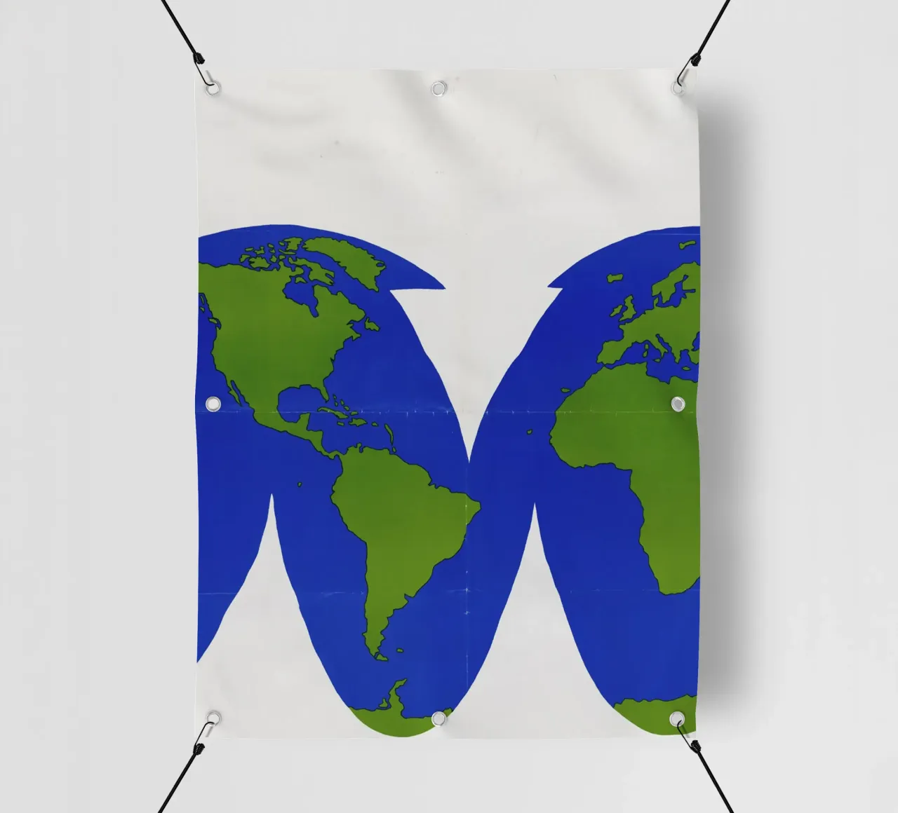 world map telo in pvc da ramosashop