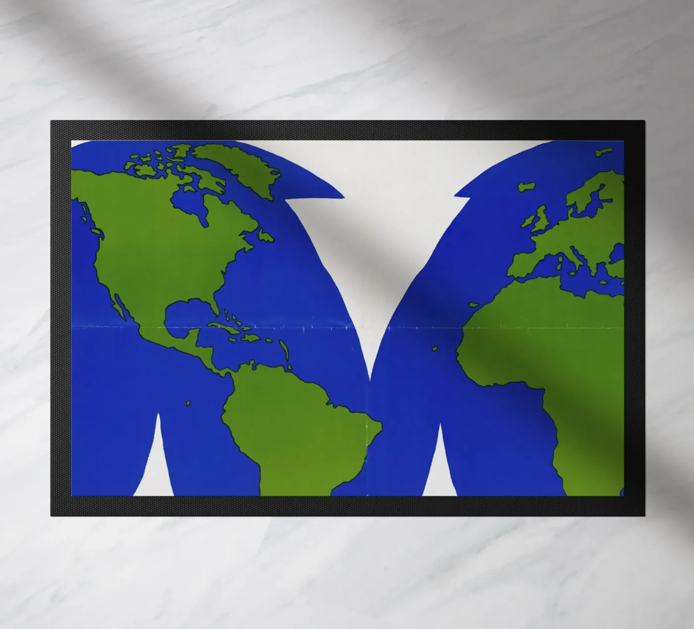 world map Fußmatte von ramosashop