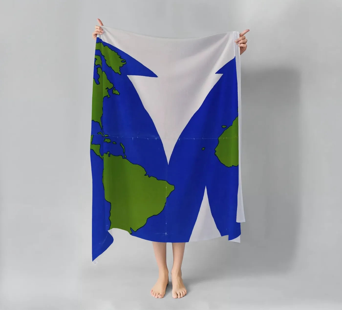 world map Strandtuch von ramosashop
