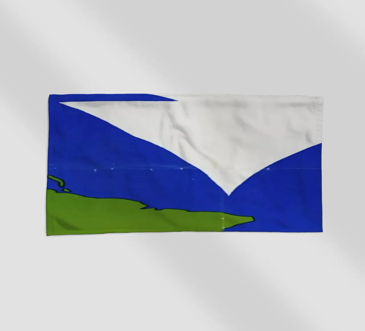 world map strandhanddoek van ramosashop