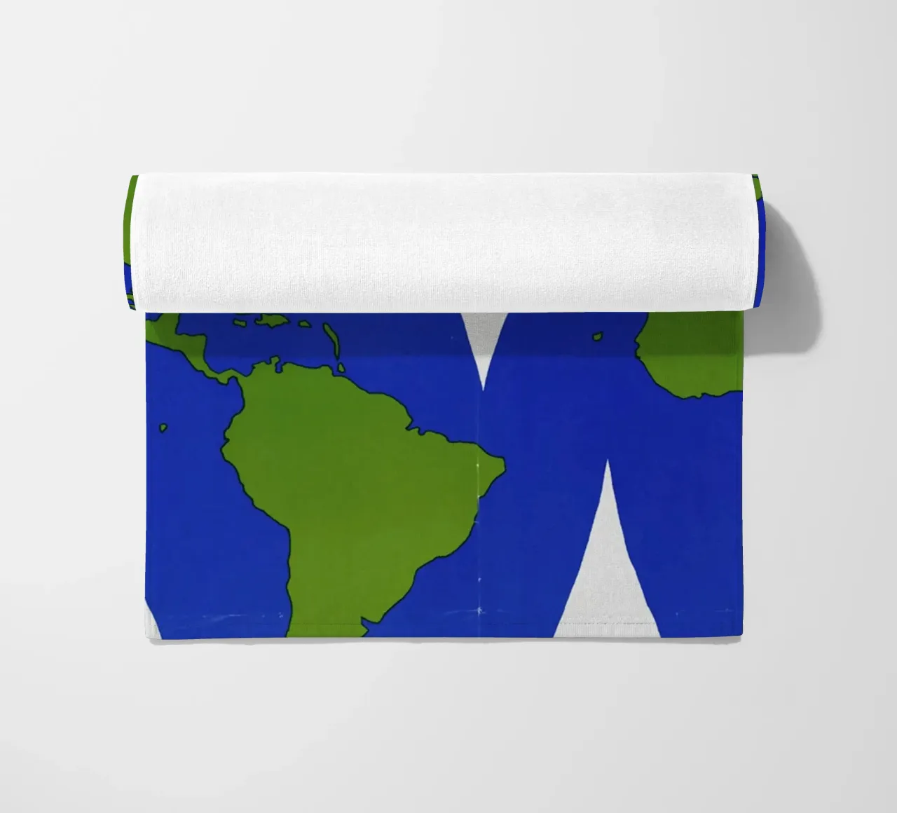 world map strandhanddoek van ramosashop