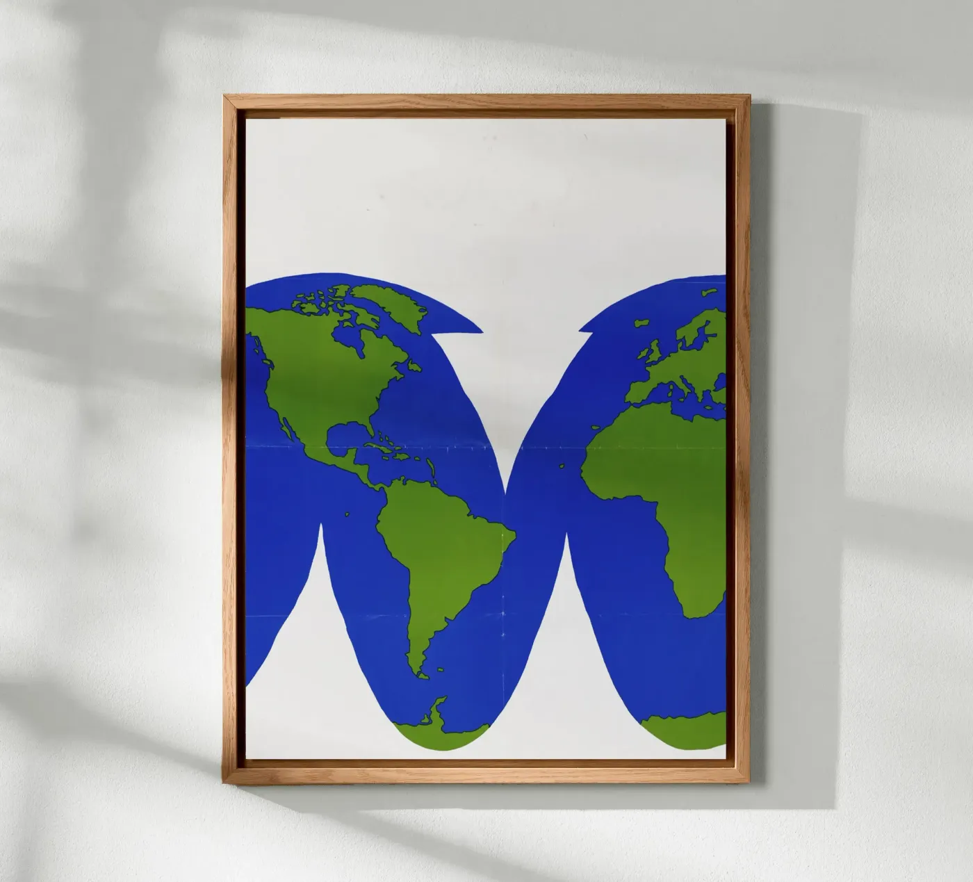 world map alluminio dibond da ramosashop