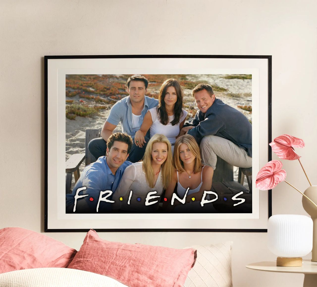 Friends TV Show poster con marco de aluminio de Fewasyes