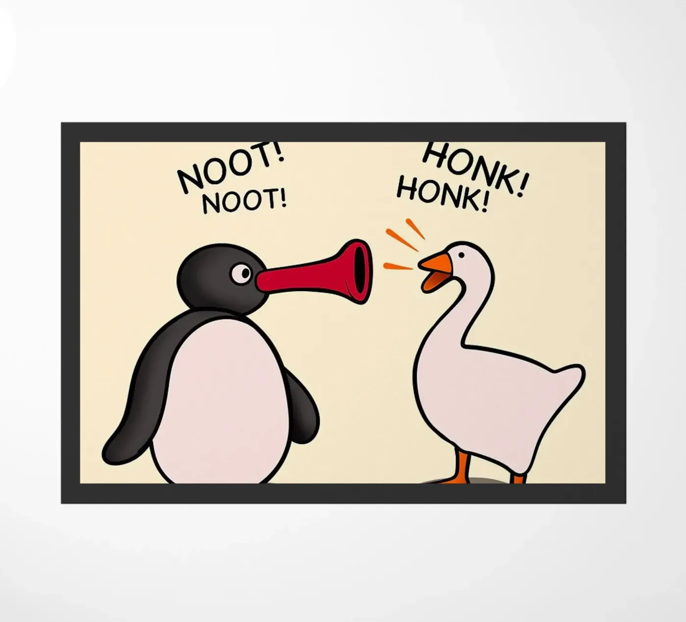 anatra e noce zerbino da Dale Edward YoungJr