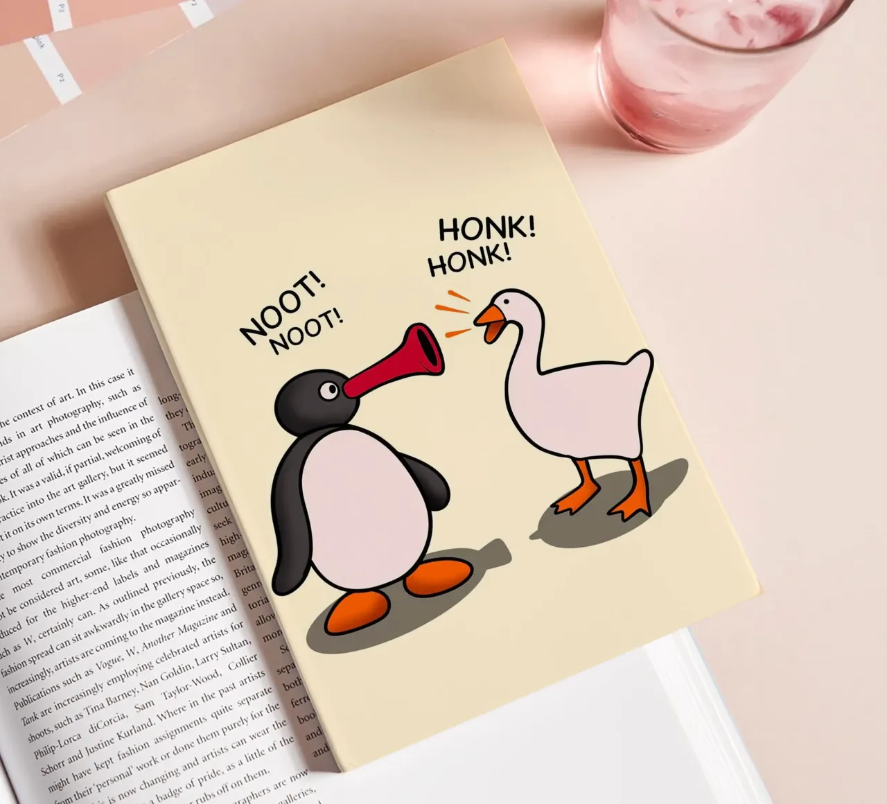 duck and nut nut notebook by Dale Edward YoungJr