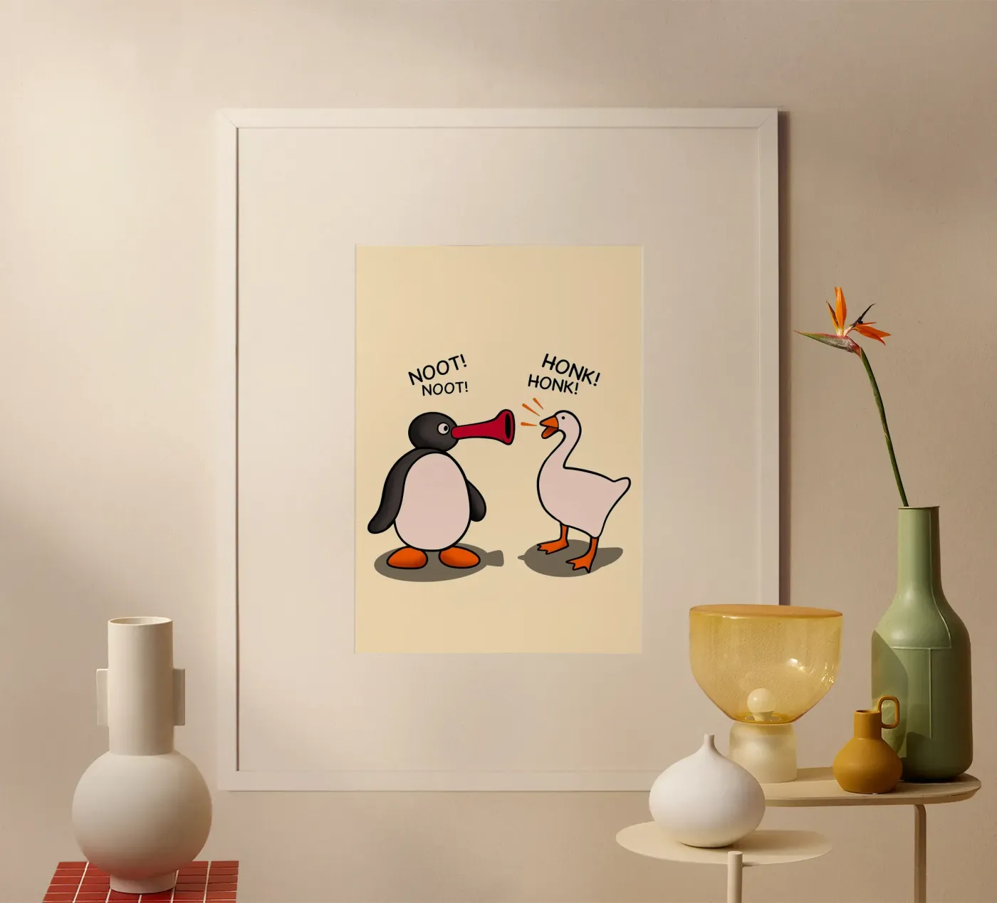 duck and nut nut poster da Dale Edward YoungJr