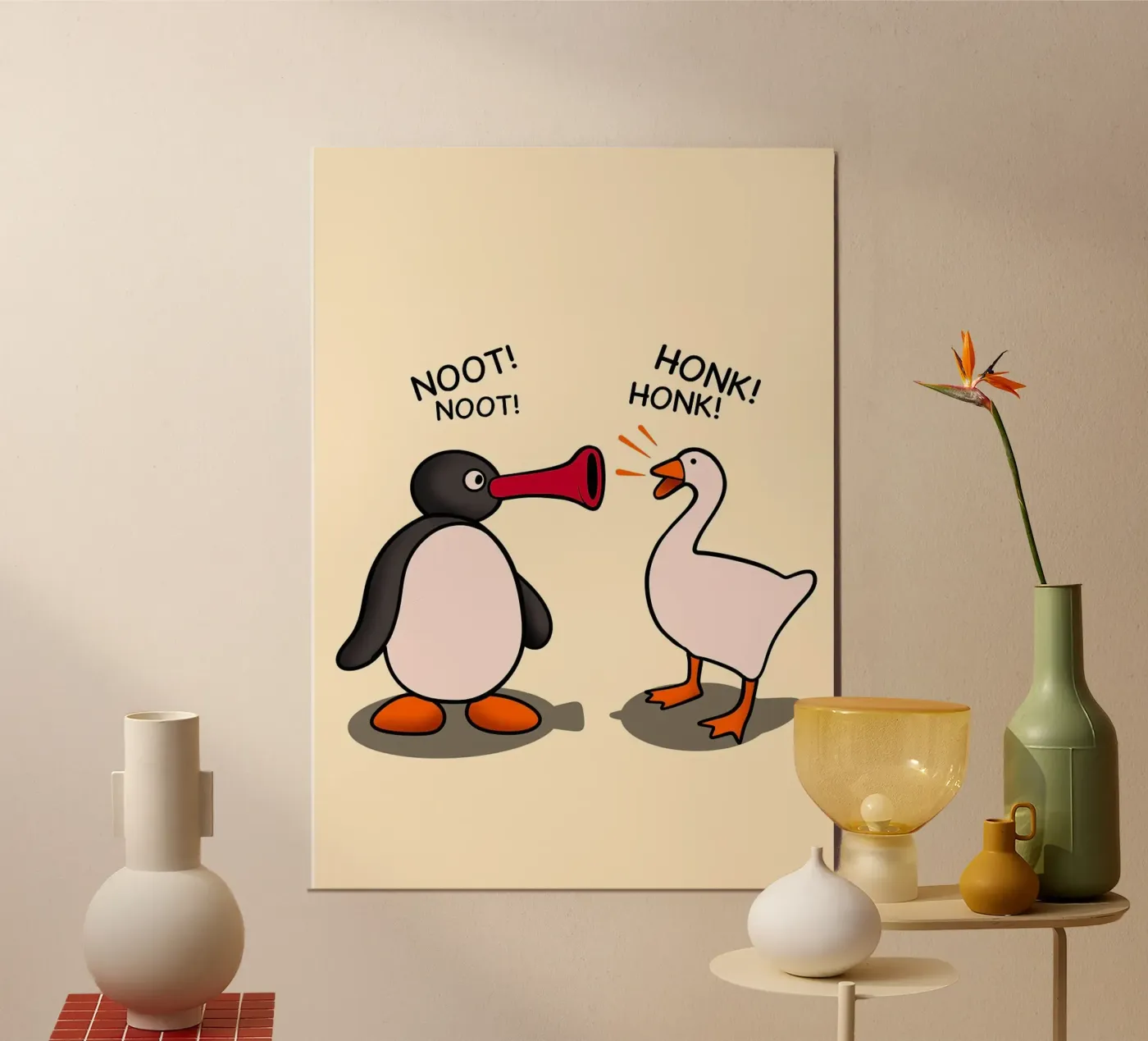 duck and nut nut poster da Dale Edward YoungJr