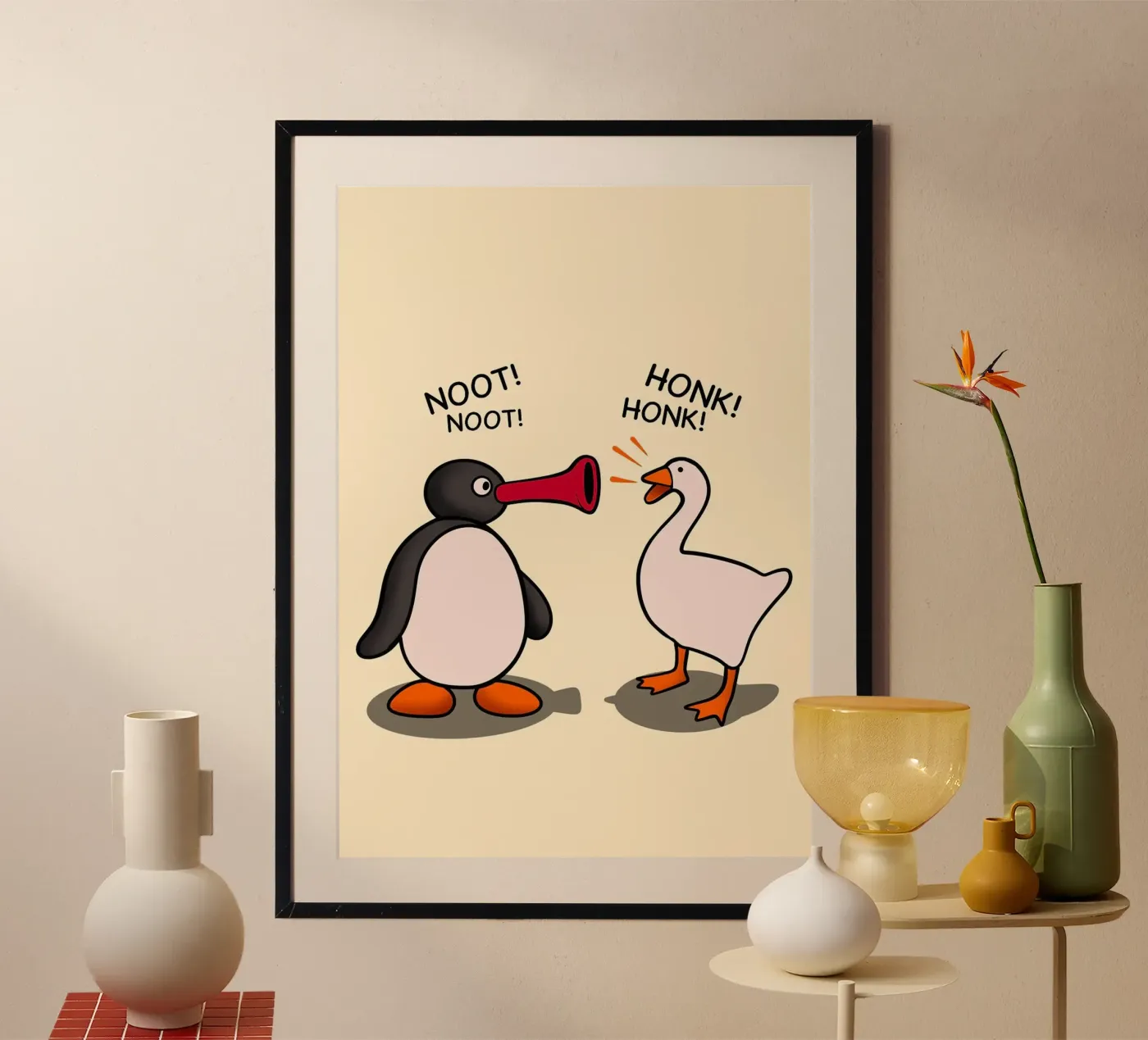 duck and nut nut poster da Dale Edward YoungJr