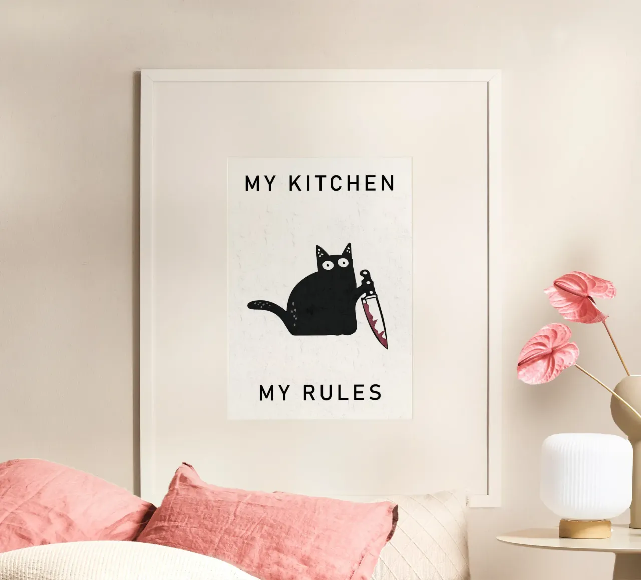 Regole della cucina per gatti poster da Dale Edward YoungJr