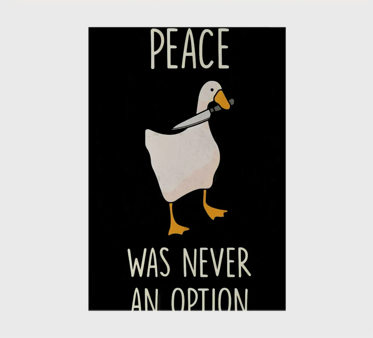Goose Game Funny notebook by Dale Edward YoungJr