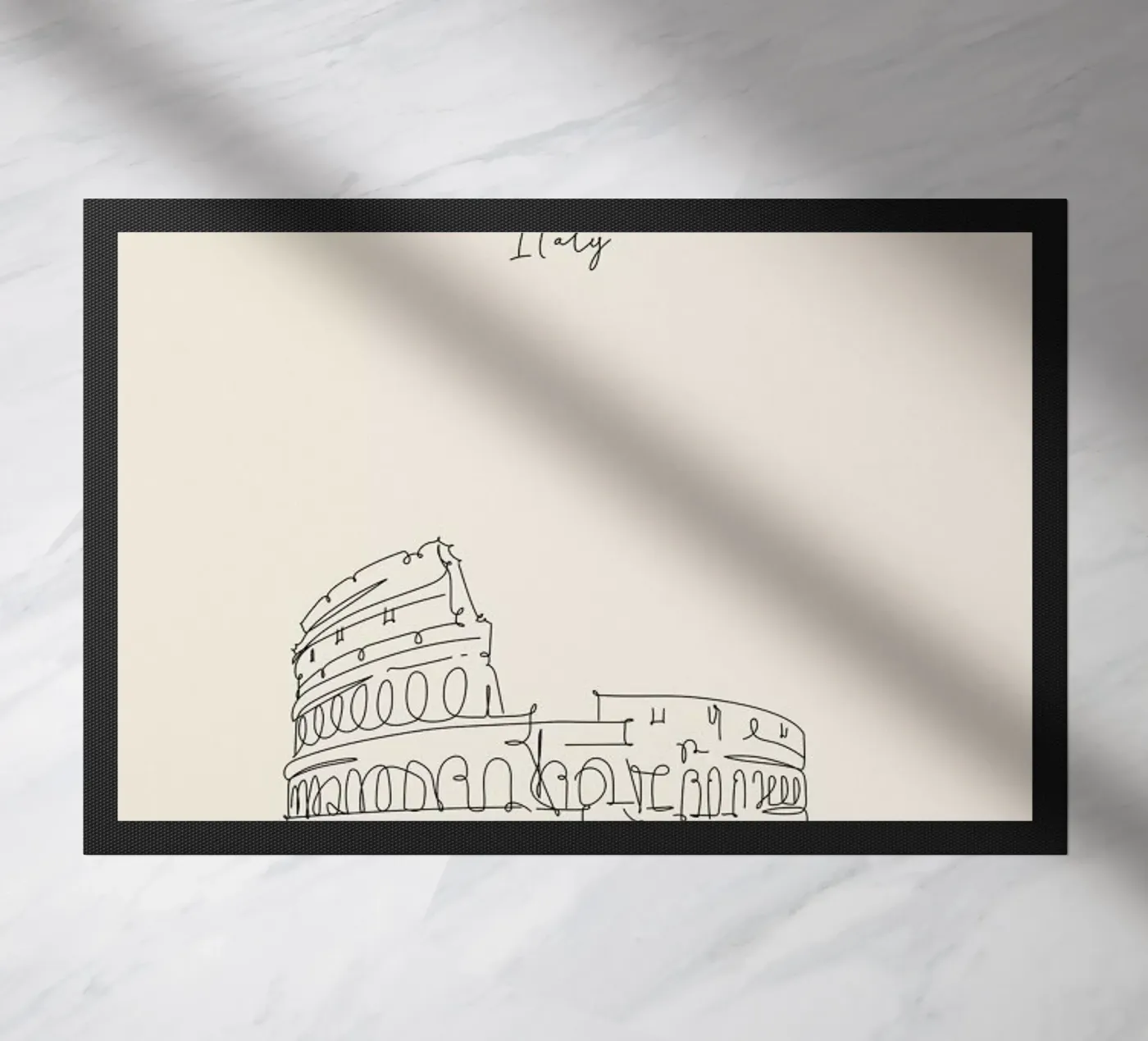 Rome deurmat van The Cartography Collection