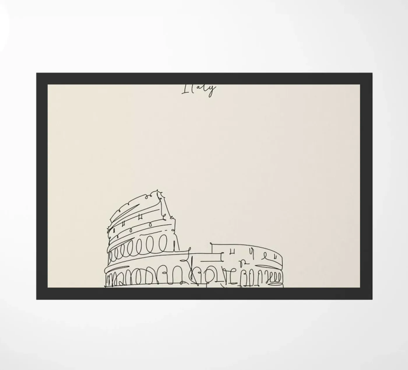 Rome deurmat van The Cartography Collection