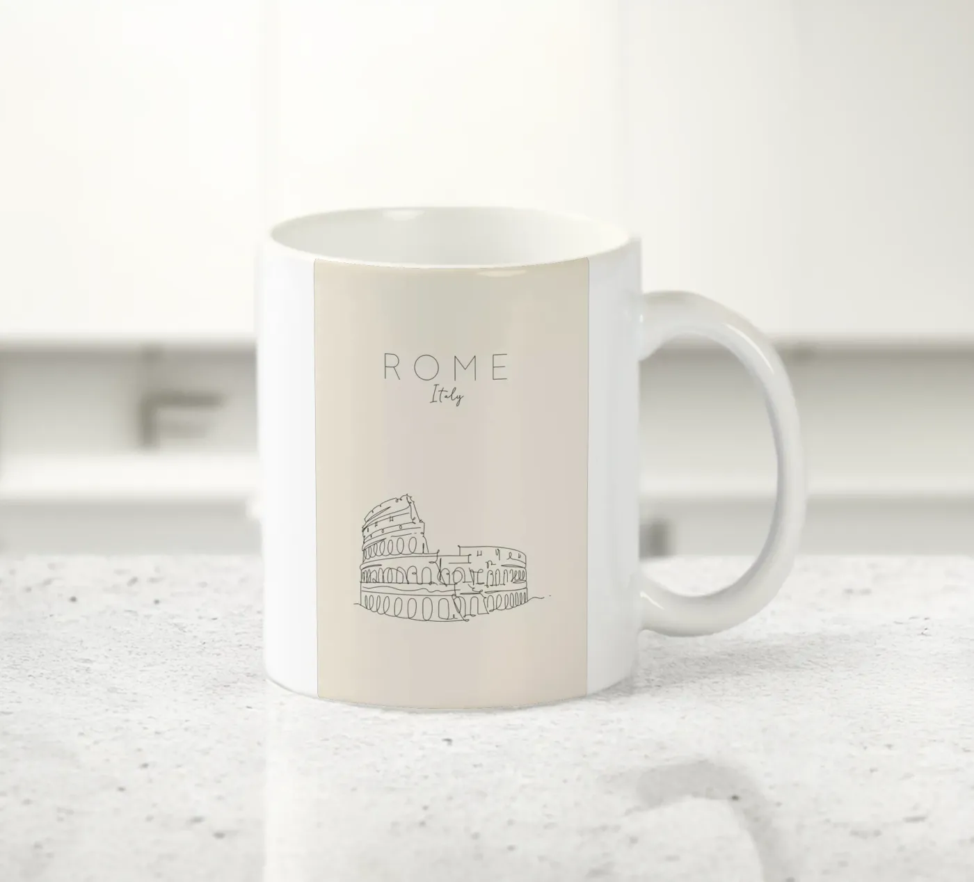 Rome ceramic mug by The Cartography Collection
