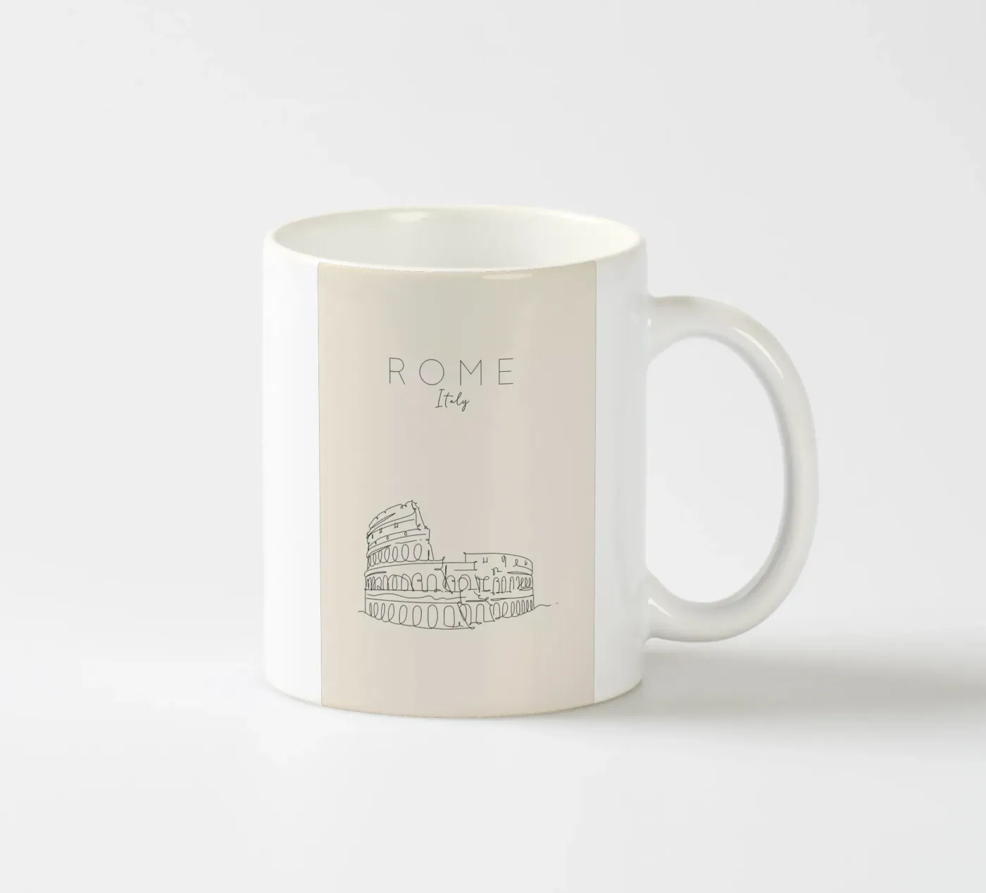 Rome ceramic mug by The Cartography Collection