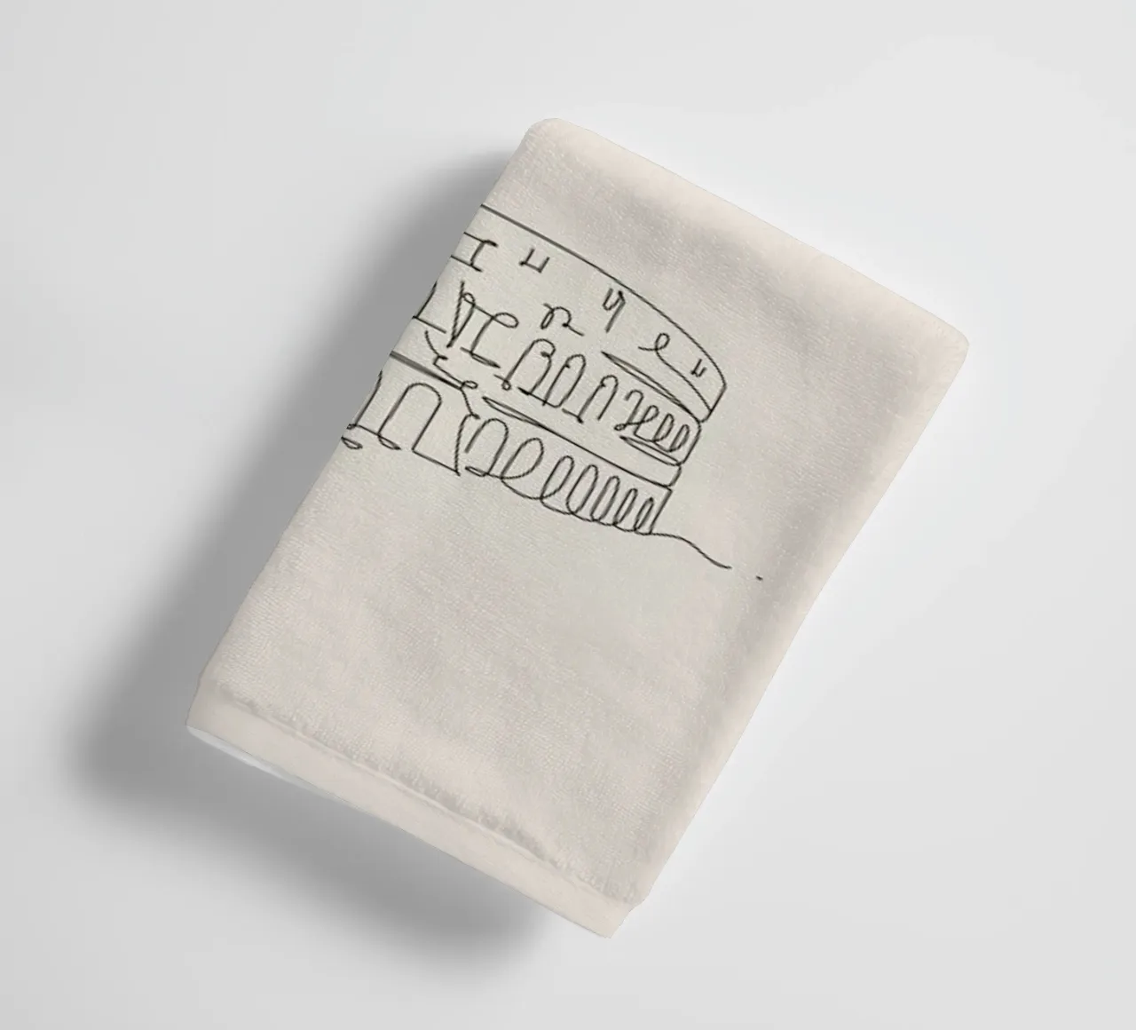 Rome asciugamano da bagno da The Cartography Collection