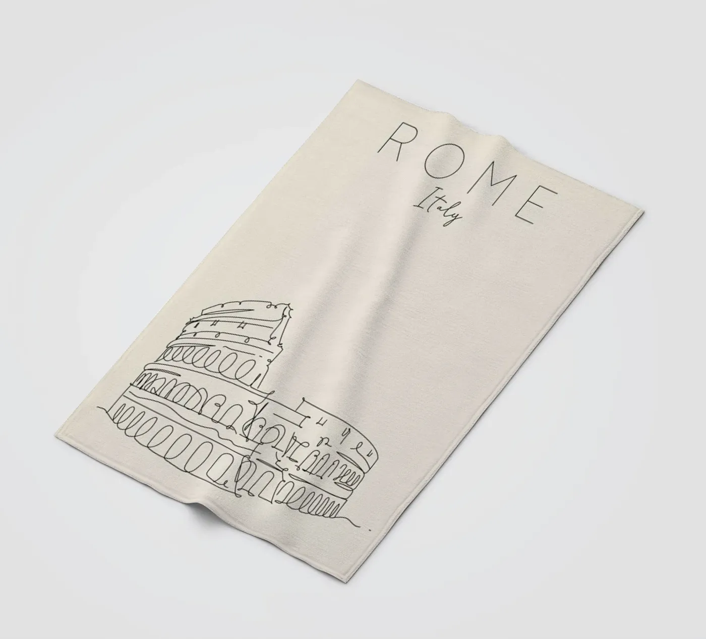 Rome Fleecedecke von The Cartography Collection