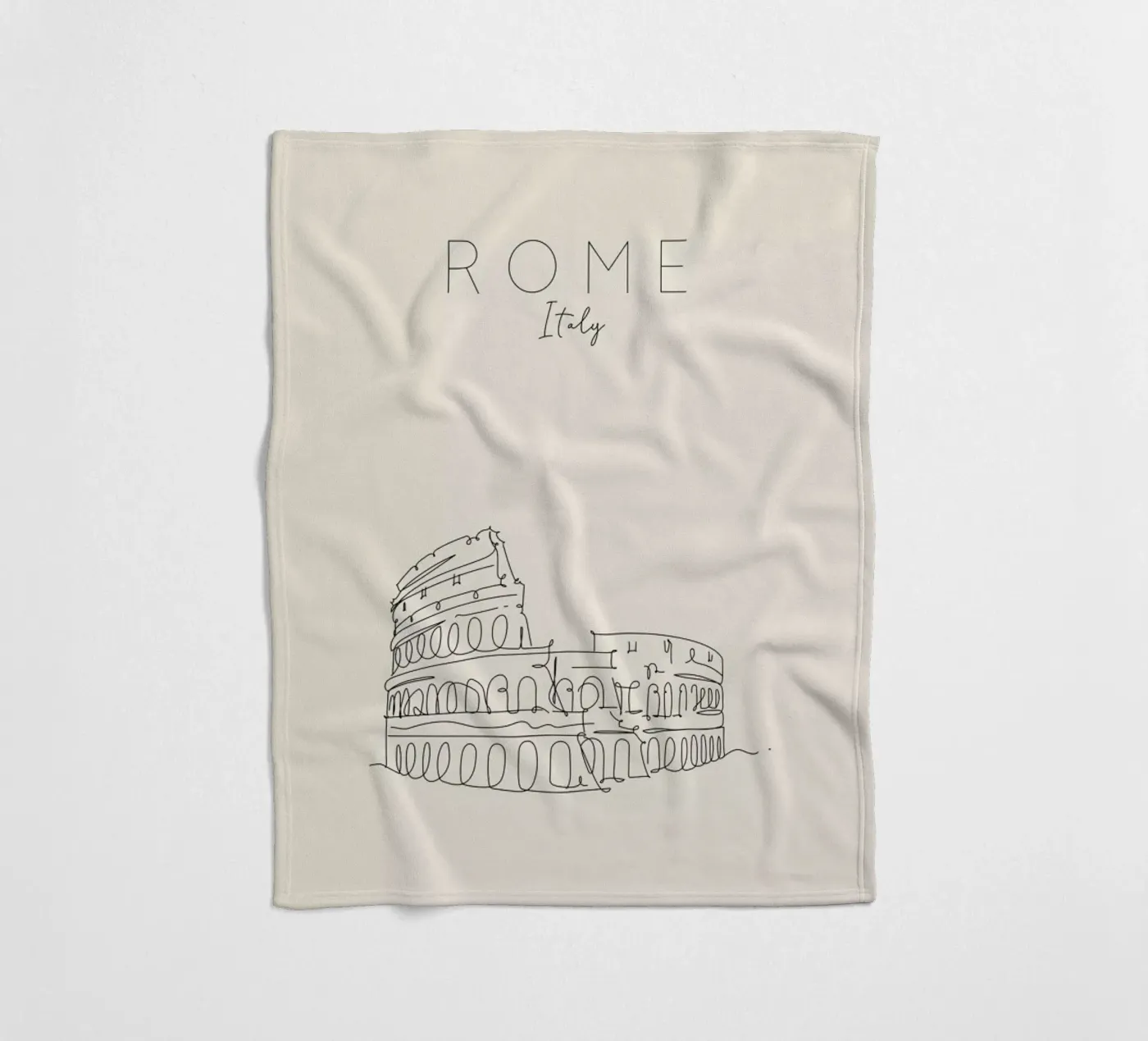 Rome fleecedeken van The Cartography Collection