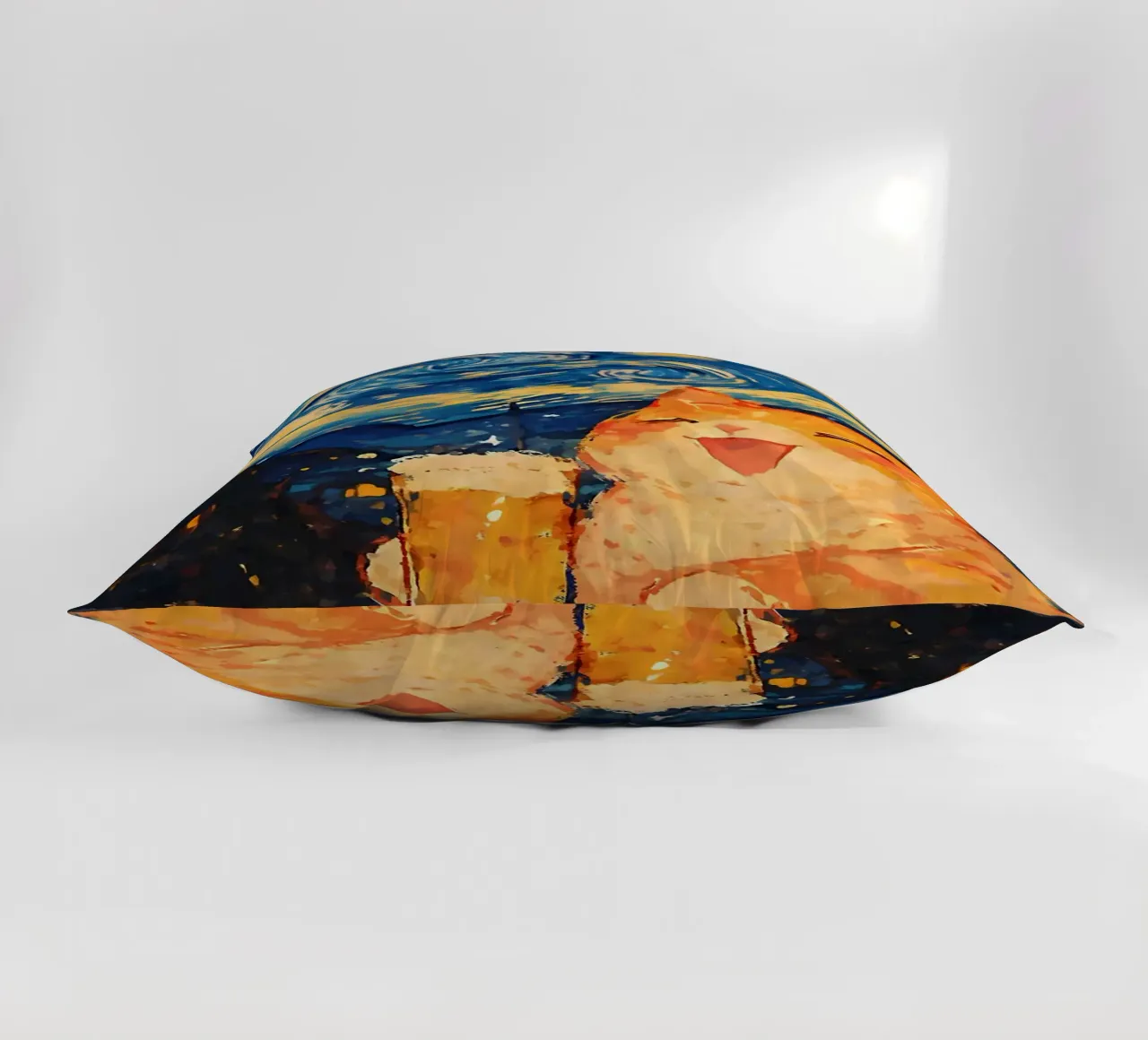 Gatto arancione cuscino da Dale Edward YoungJr