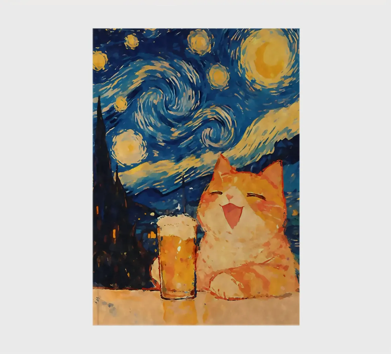 Orange Cat notebook by Dale Edward YoungJr