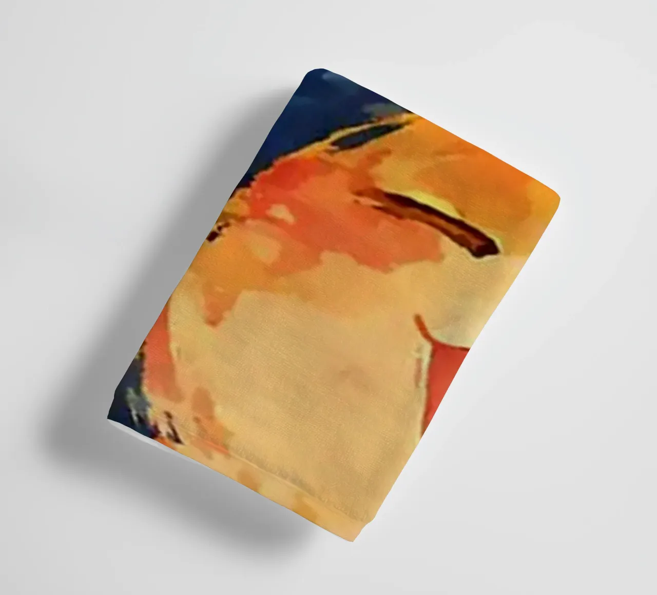Orange Cat towel by Dale Edward YoungJr