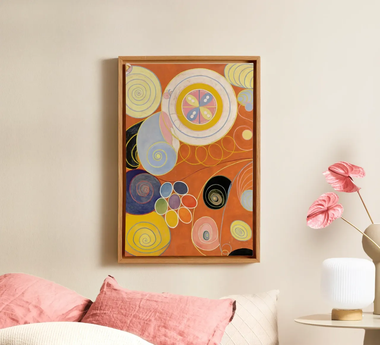 Hilma af Klint - They Tens Mainstay IV III tela con Cornice a cassetta da Vintage by JUNIQE