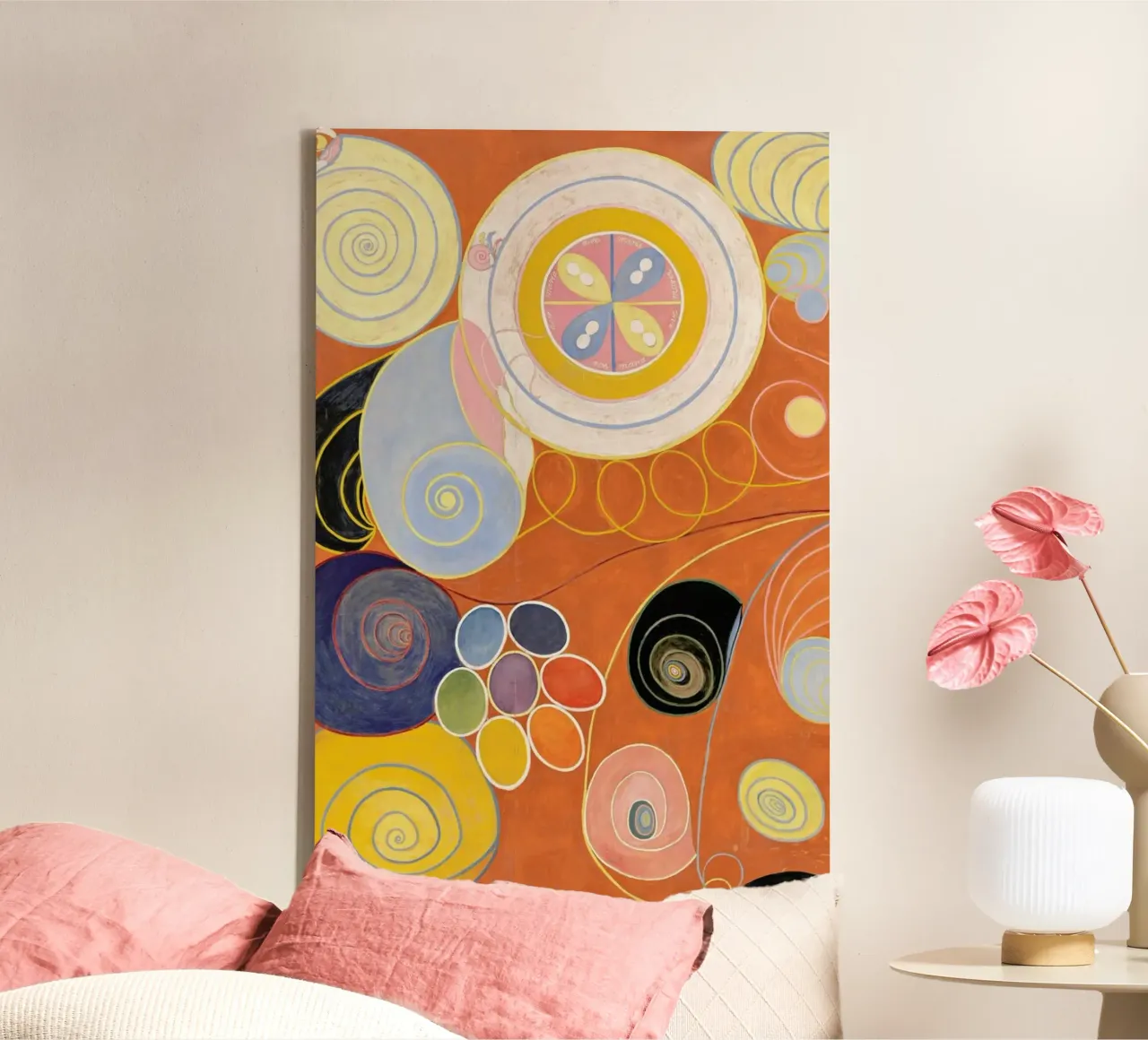 Hilma af Klint - They Tens Mainstay IV III tela con Cornice a cassetta da Vintage by JUNIQE