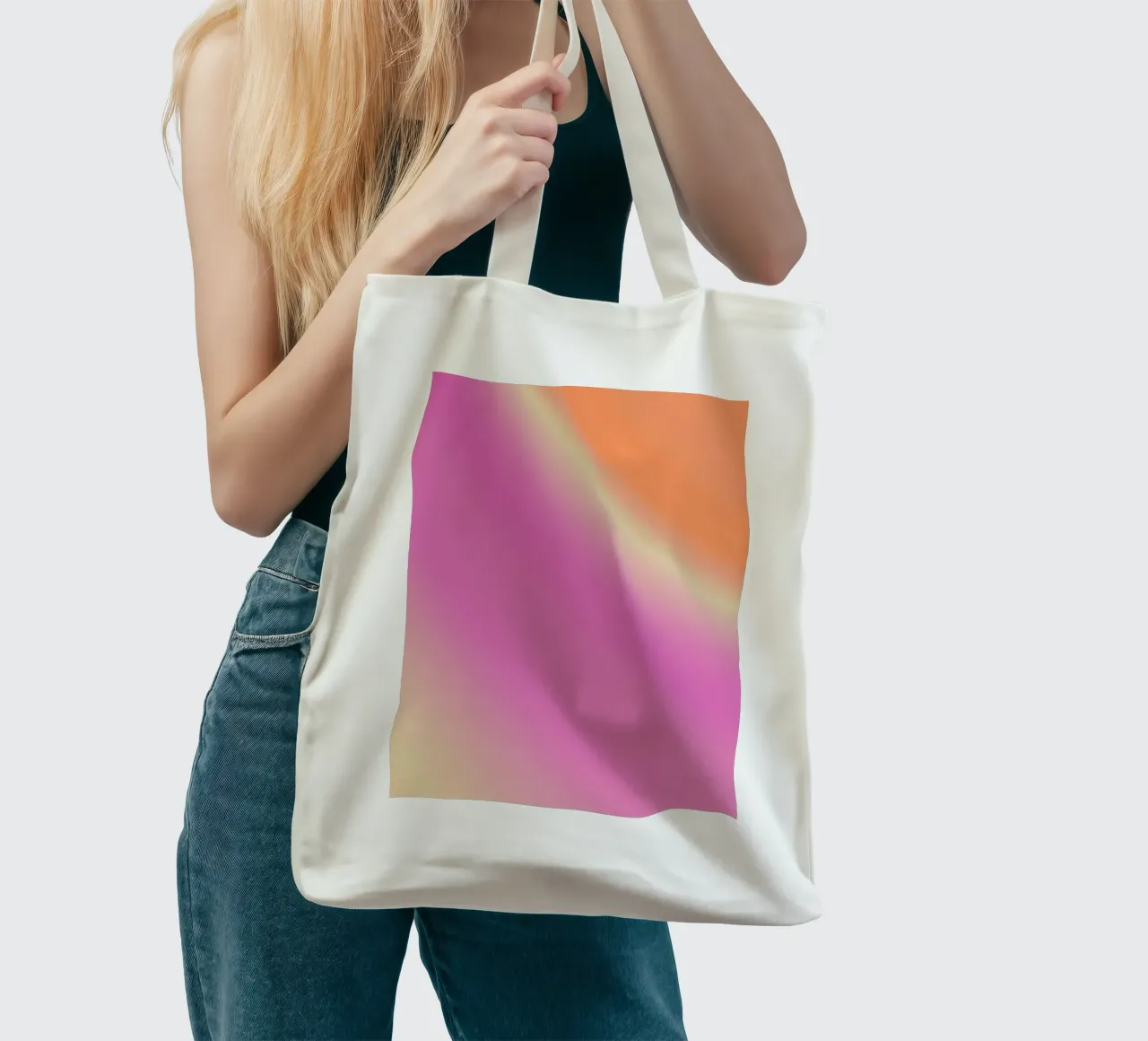 R U HAPPY? borsa in juta da ÂME LIBRE STUDIO
