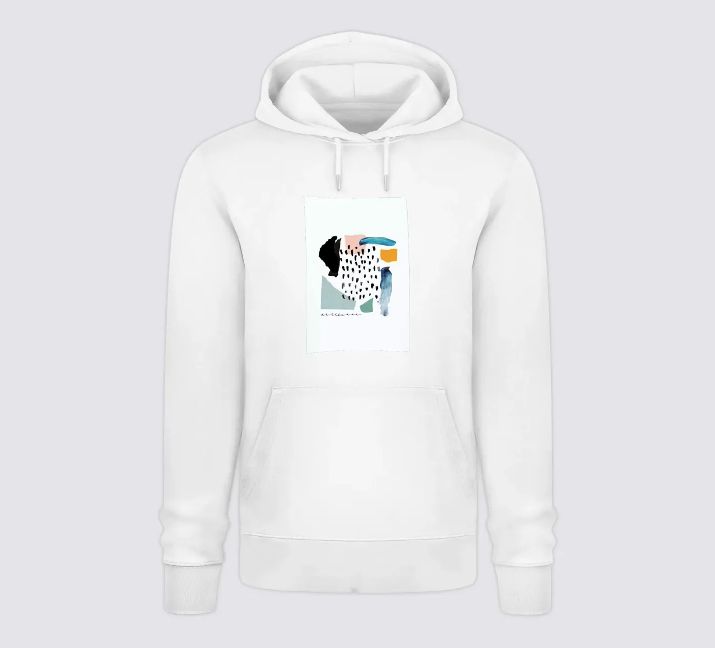 Windowpane hoodie van Pure