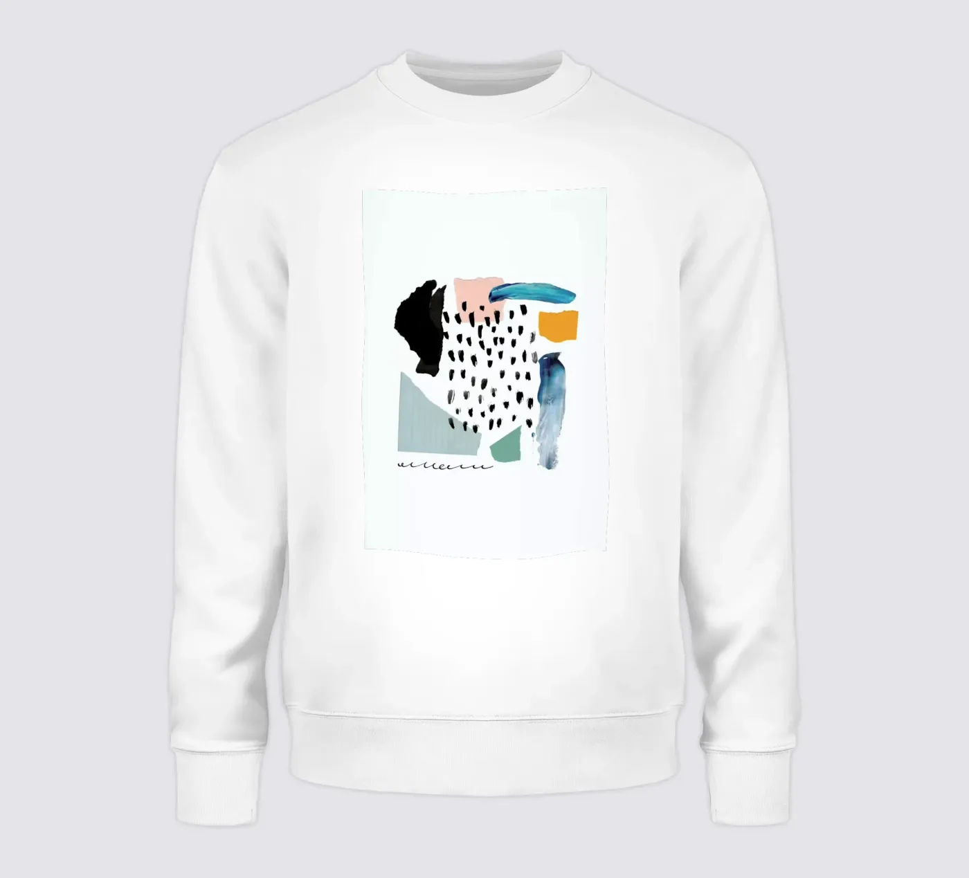 Windowpane sweatshirt by Pure