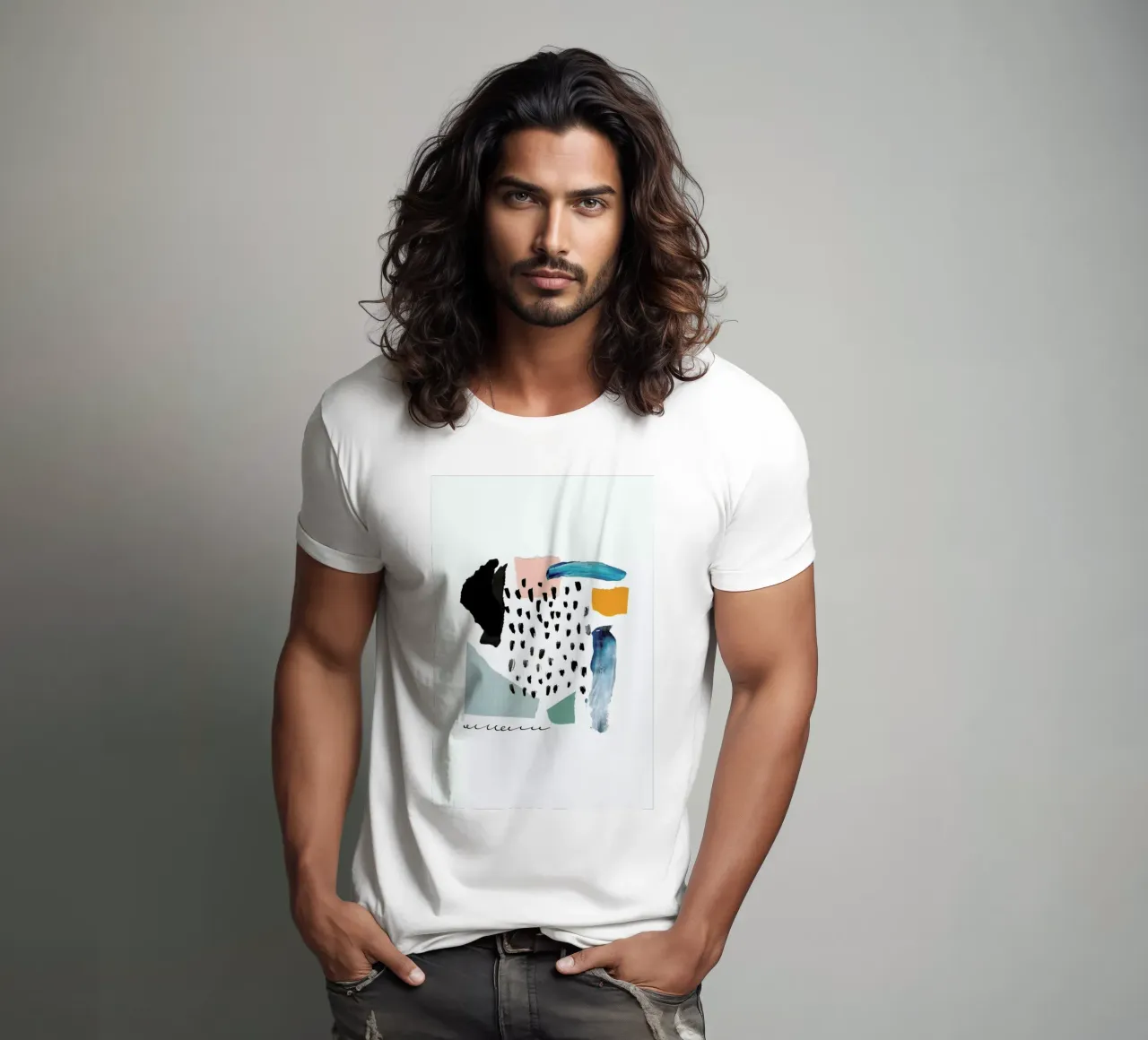 Windowpane camiseta de Pure