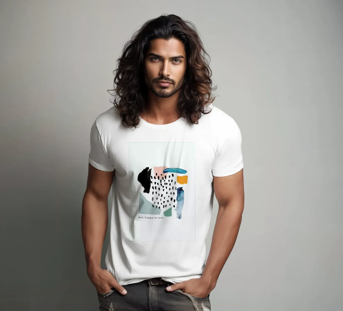 Windowpane t-shirt da Pure