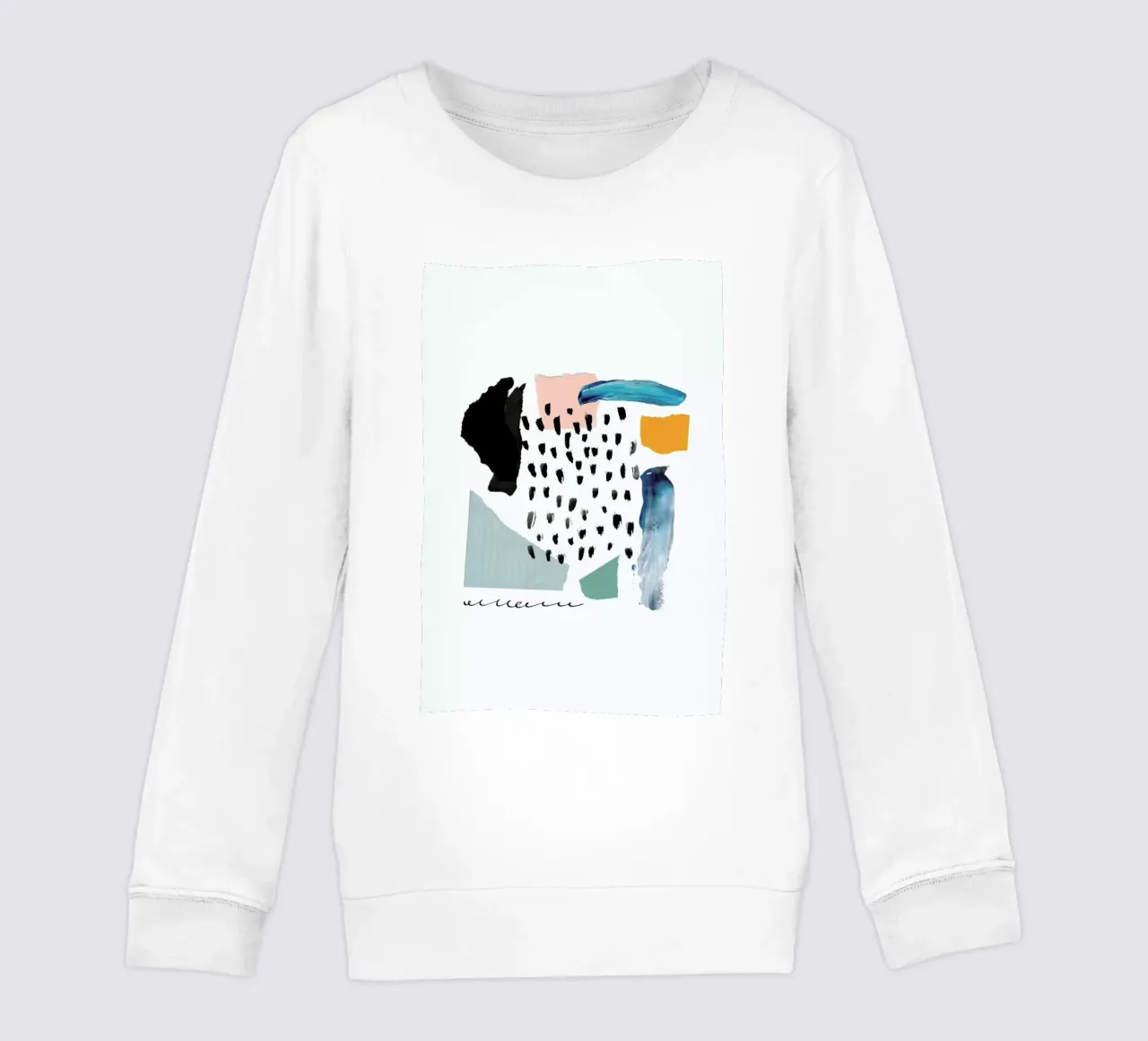Windowpane kids sweatshirt by Pure