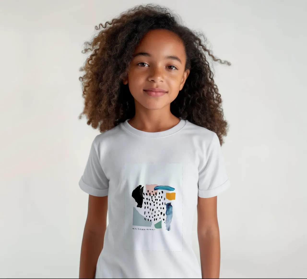 Windowpane t-shirt bambini da Pure